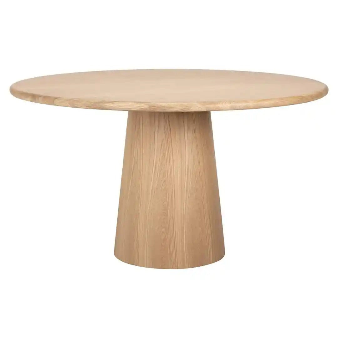 OAKLEY round table oak veneer