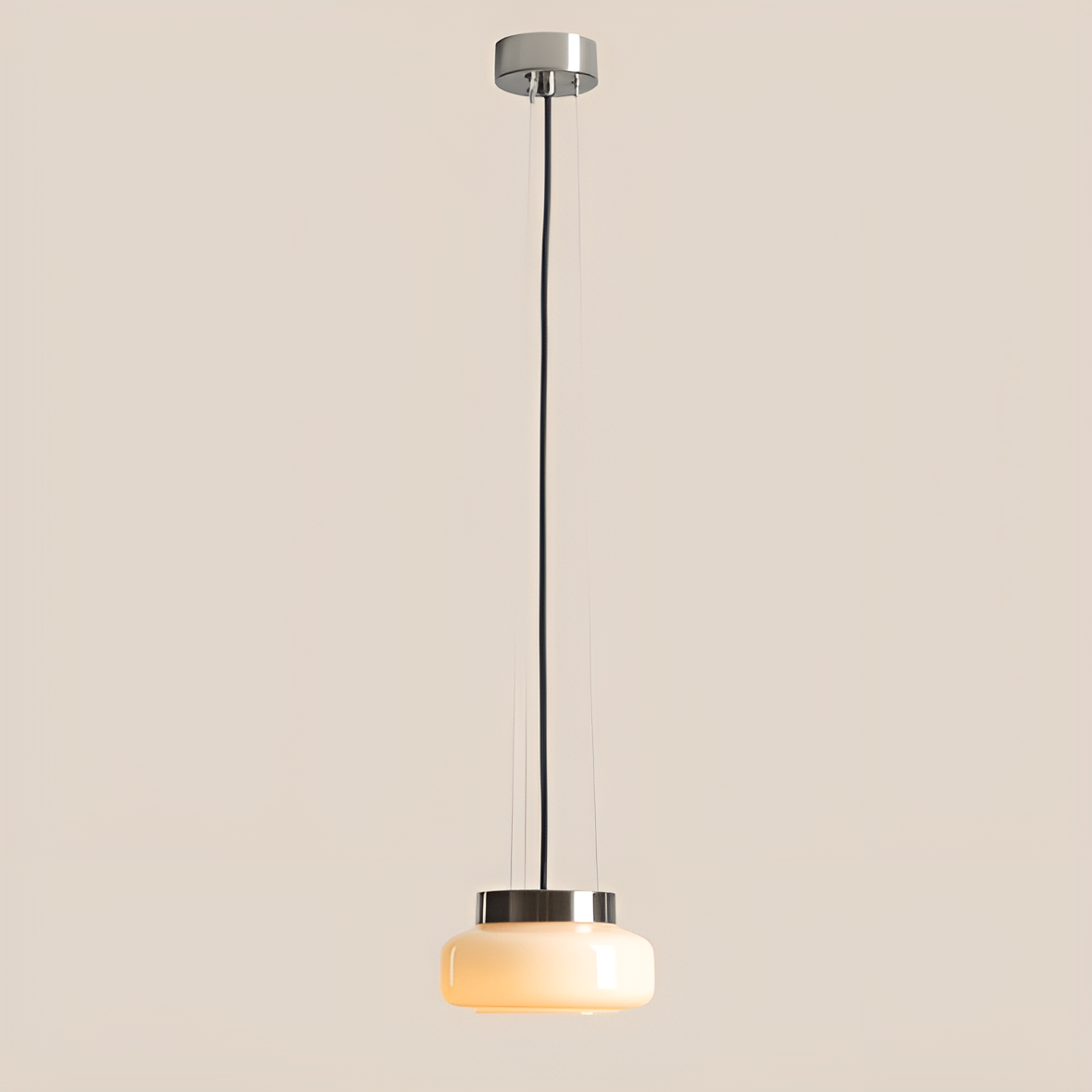 Bonbon beige hanging lamp