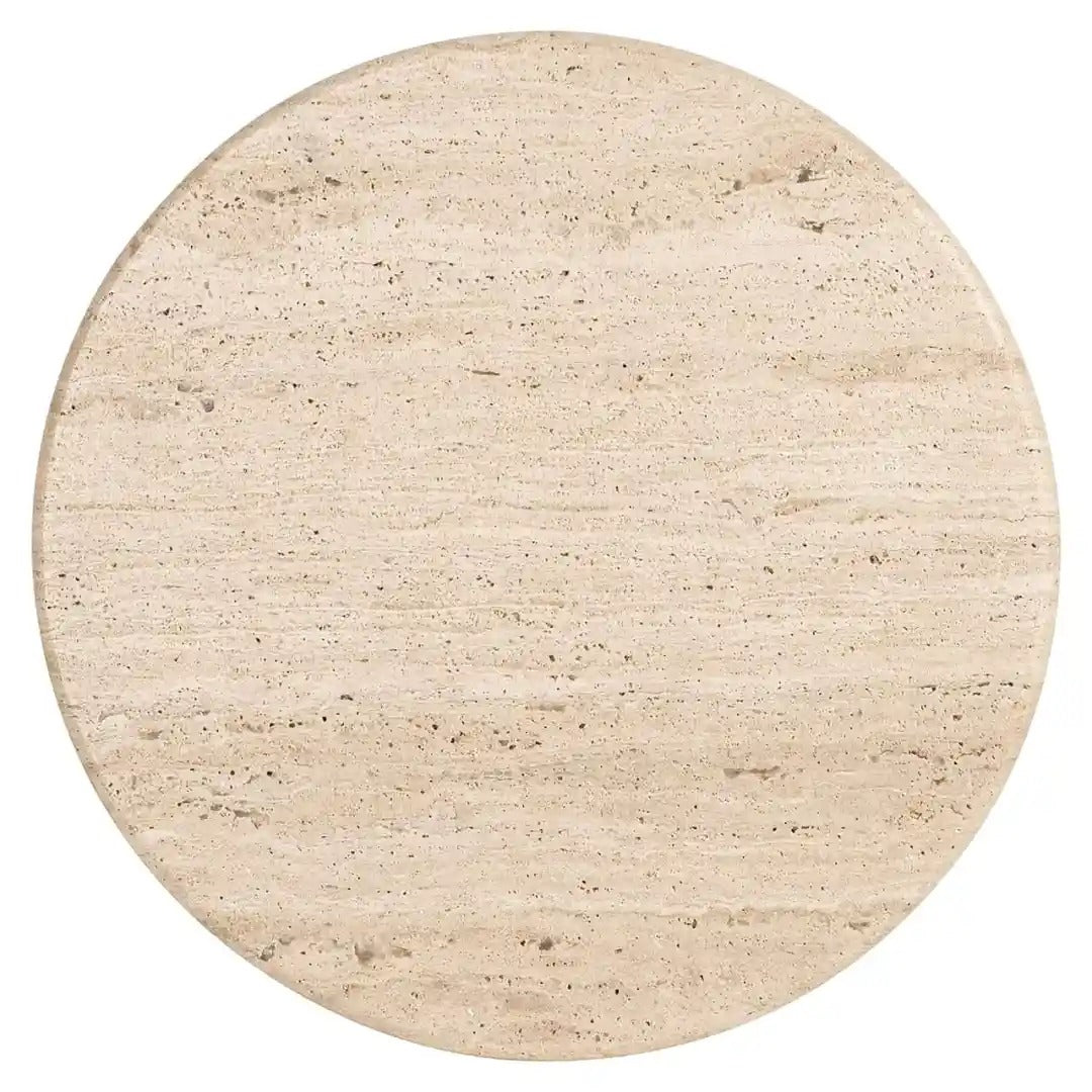 Beistelltisch DOUGLAS Travertin mit Mango-Holz