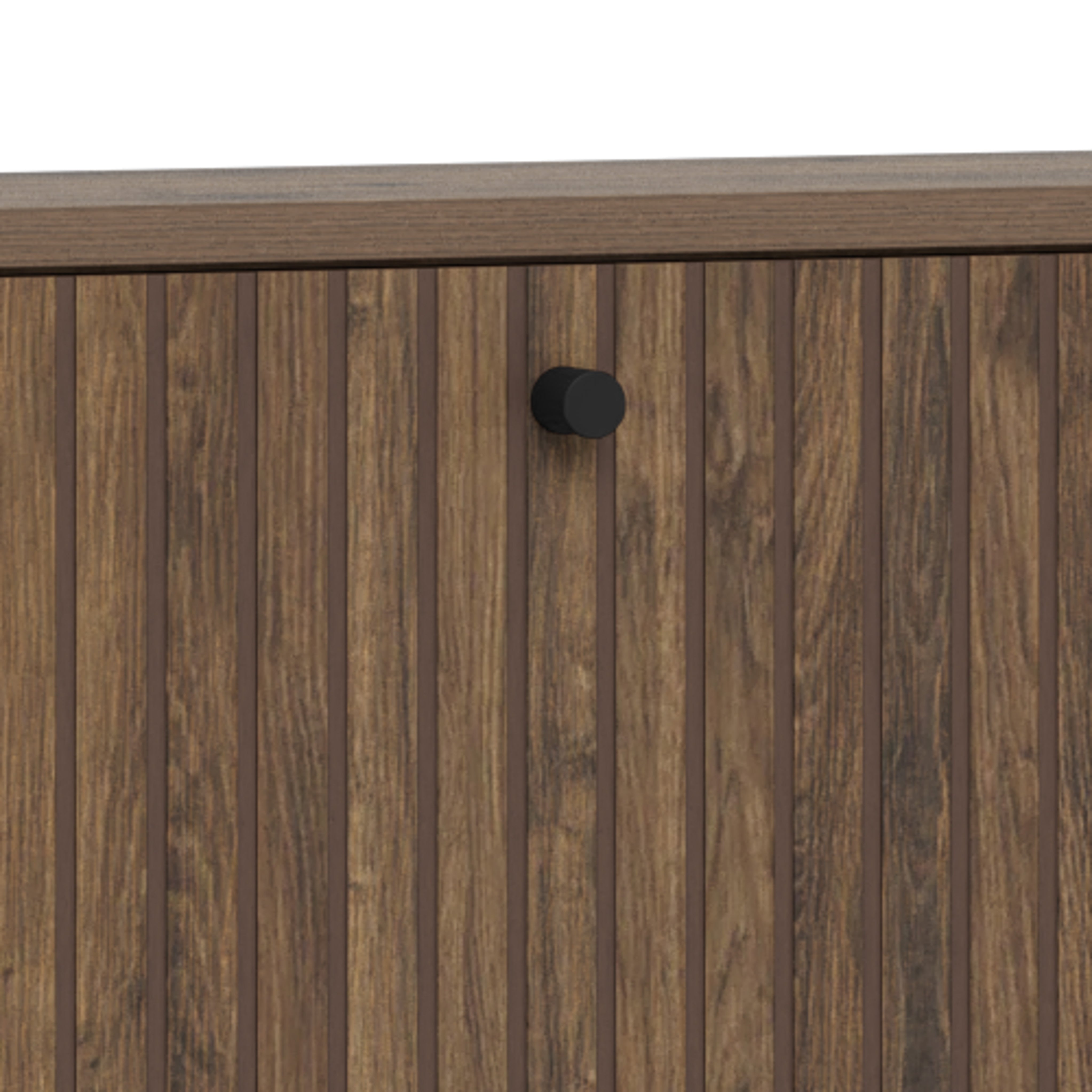 Albany's shoe cabinet dark melaamin oak