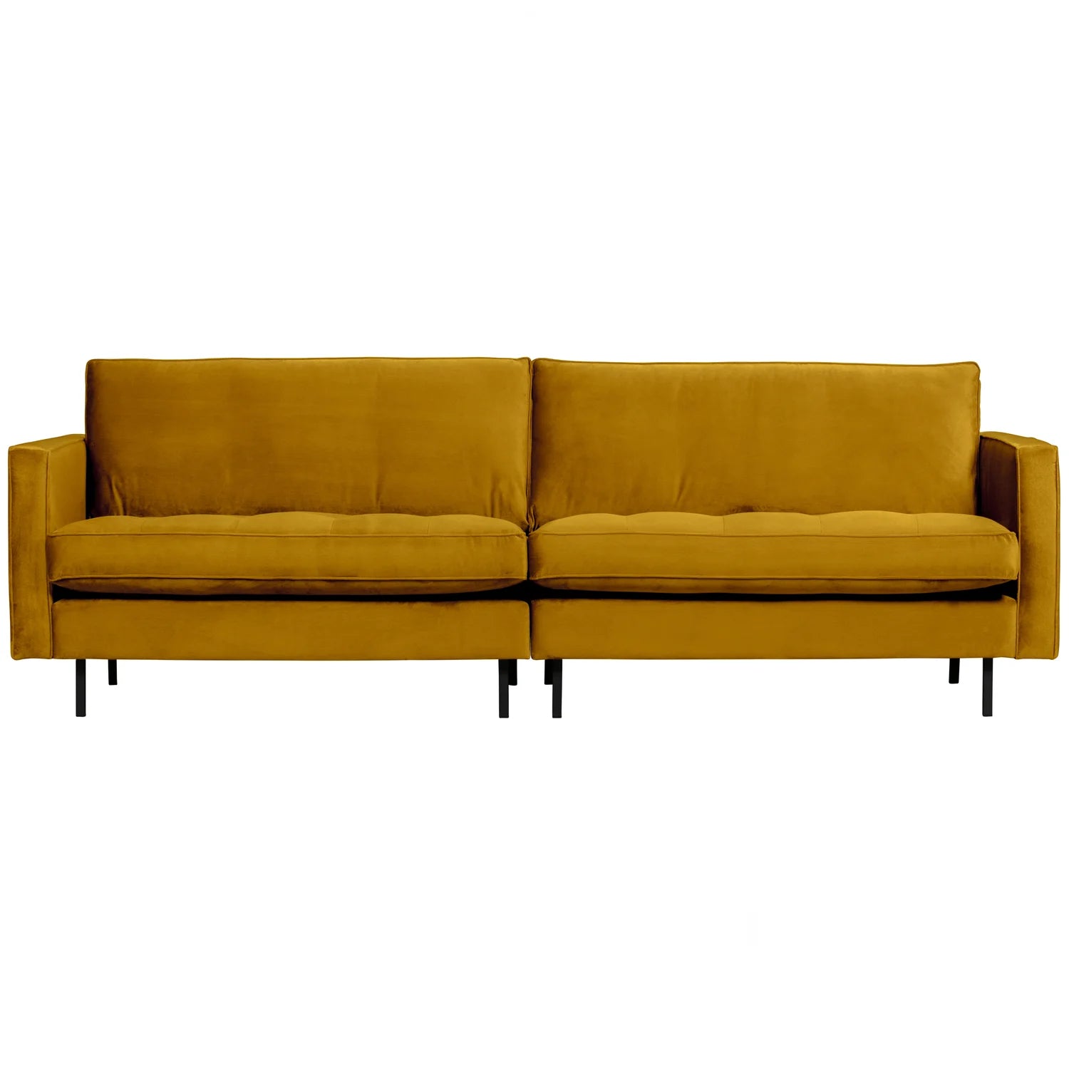 Rodeo Classic mustard velvet sofa