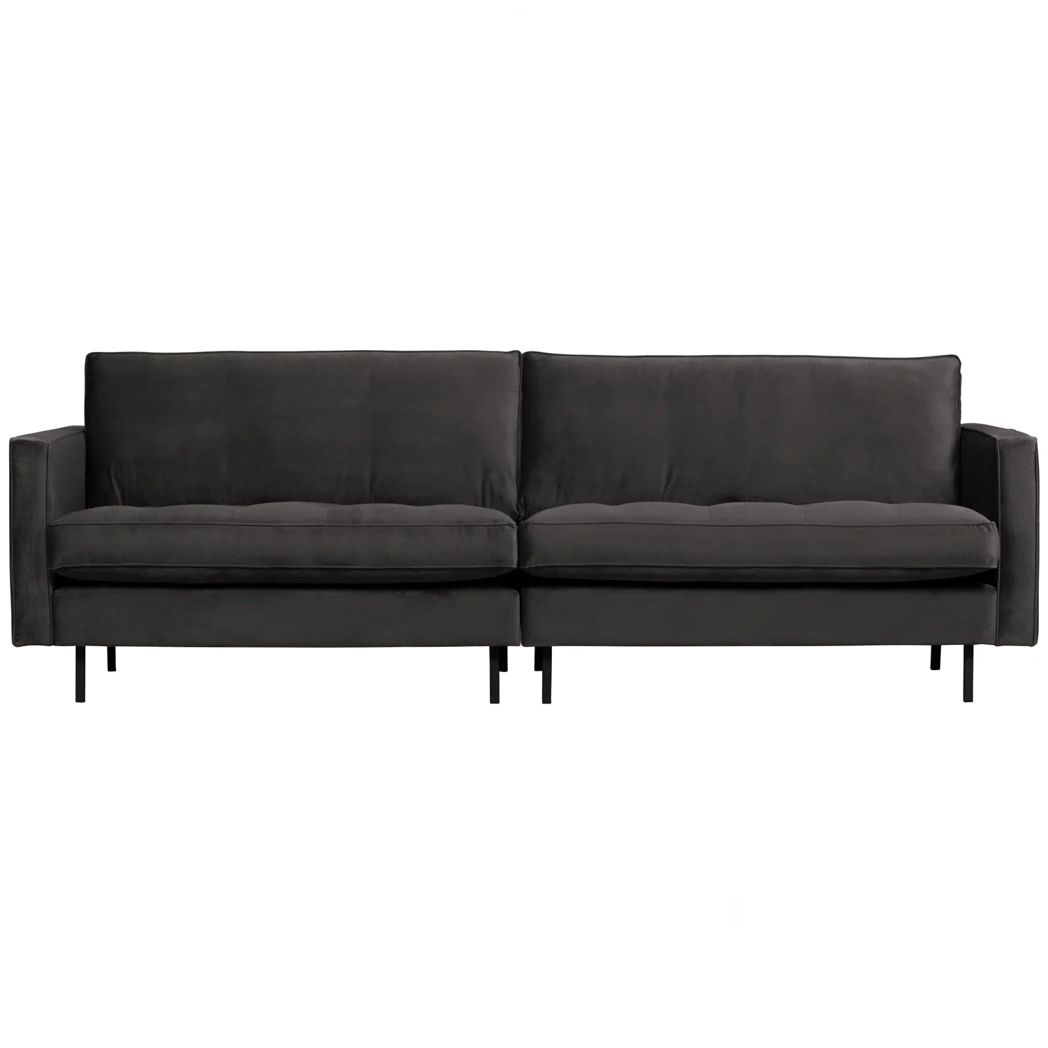 Anthracite Rodeo Classic 3rd velvet sofa
