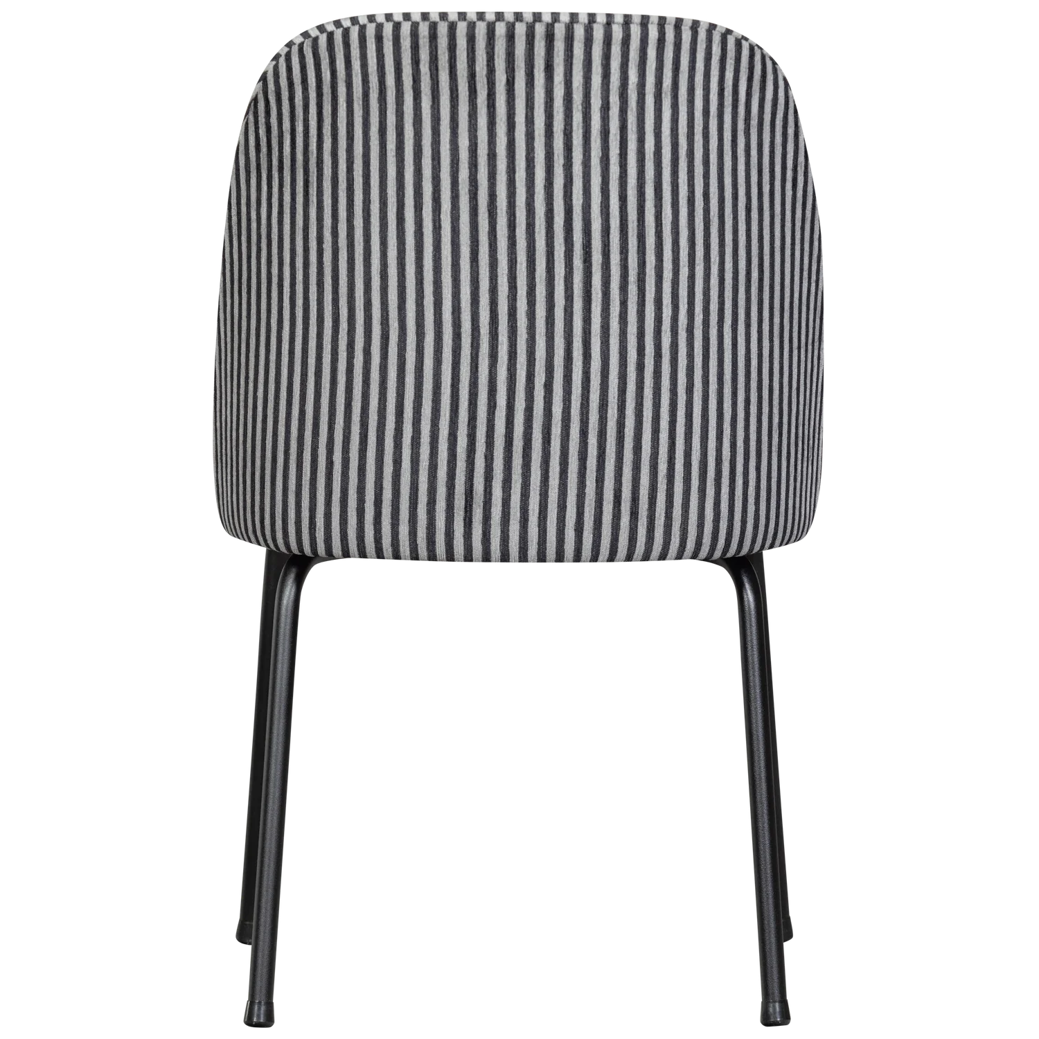 Vogue chair black and white striped