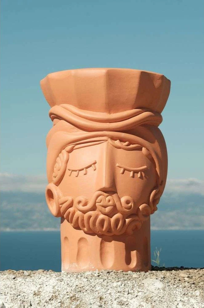 Magna Graecia Stuhl - Mann Terrakotta