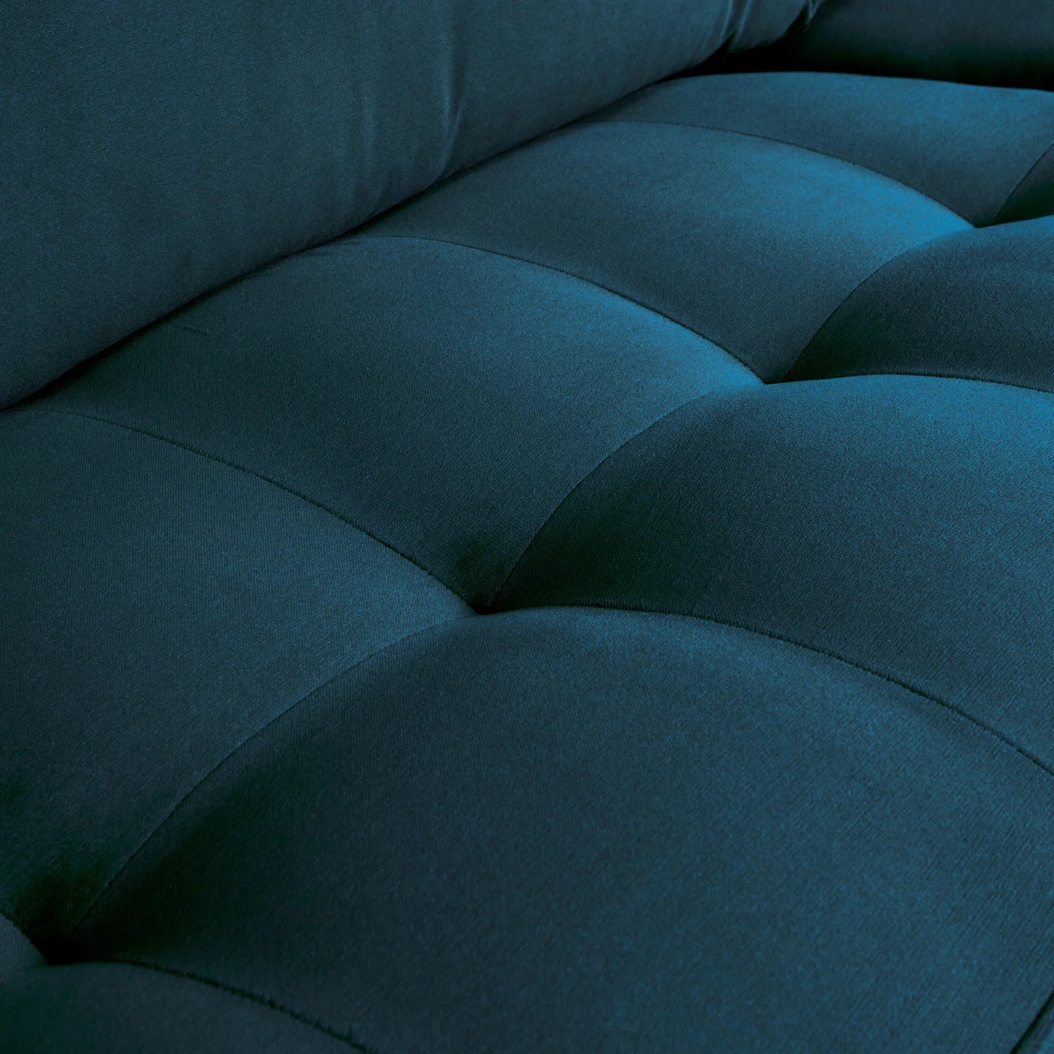 Velvet armchair rodeo classic blue