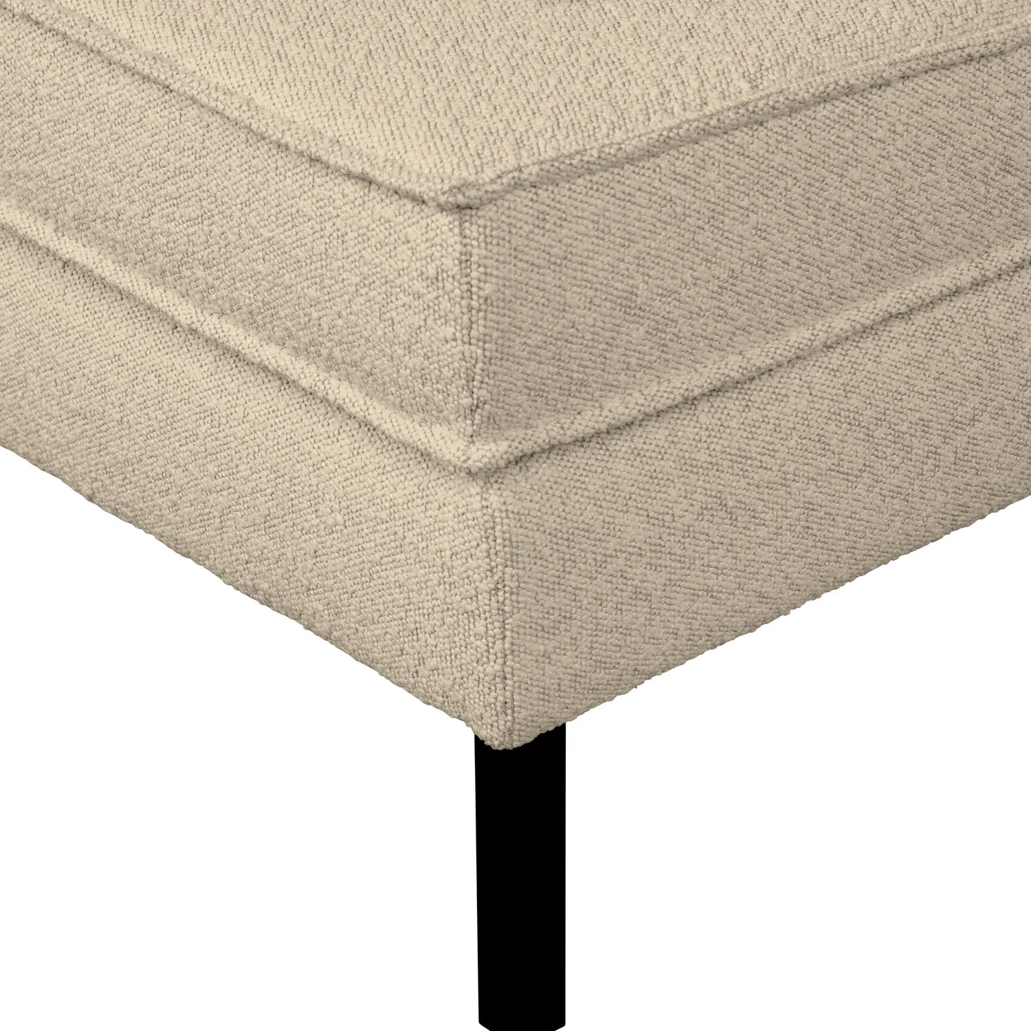 Rodeo Beige Bouclé Footstütze