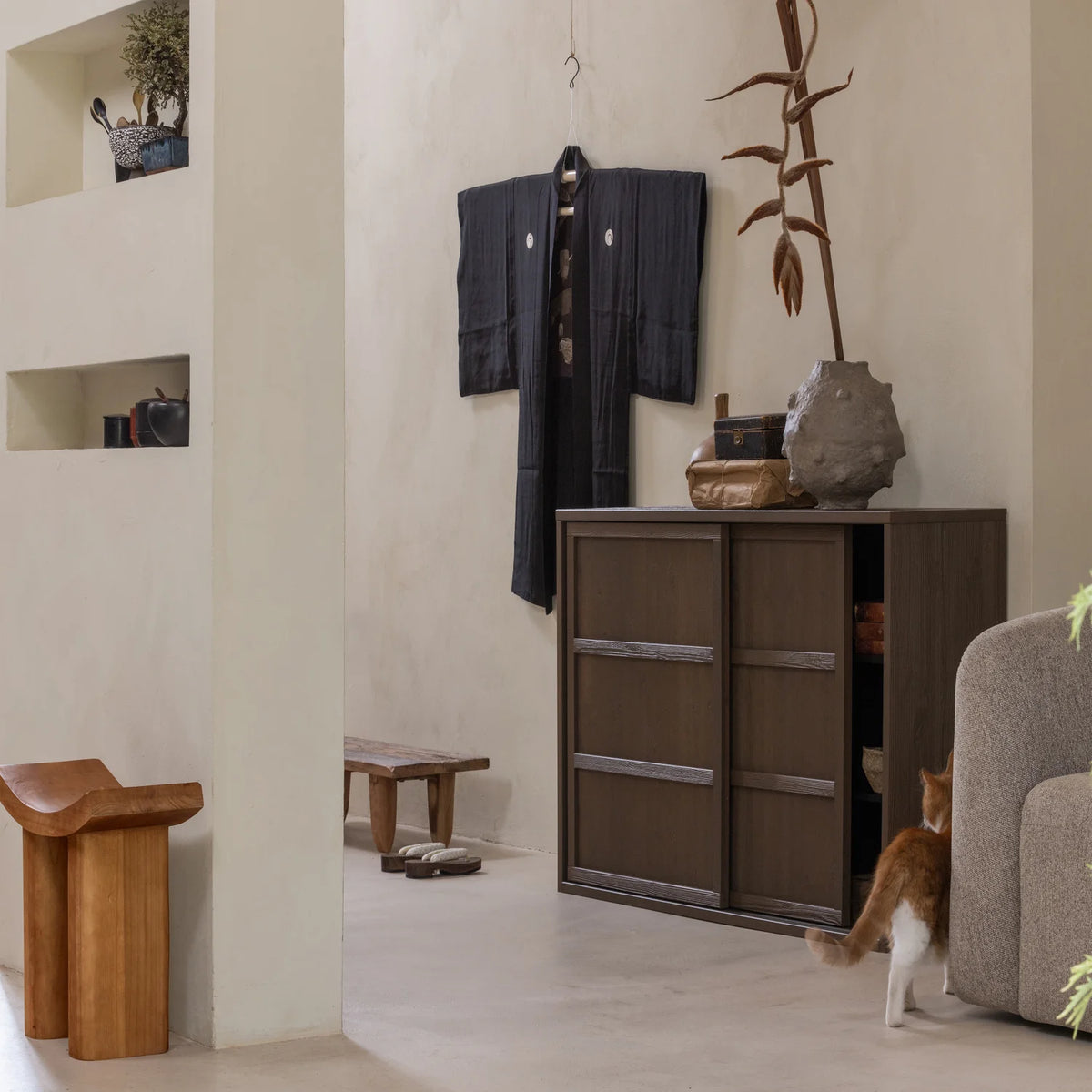Wooden Japan stool