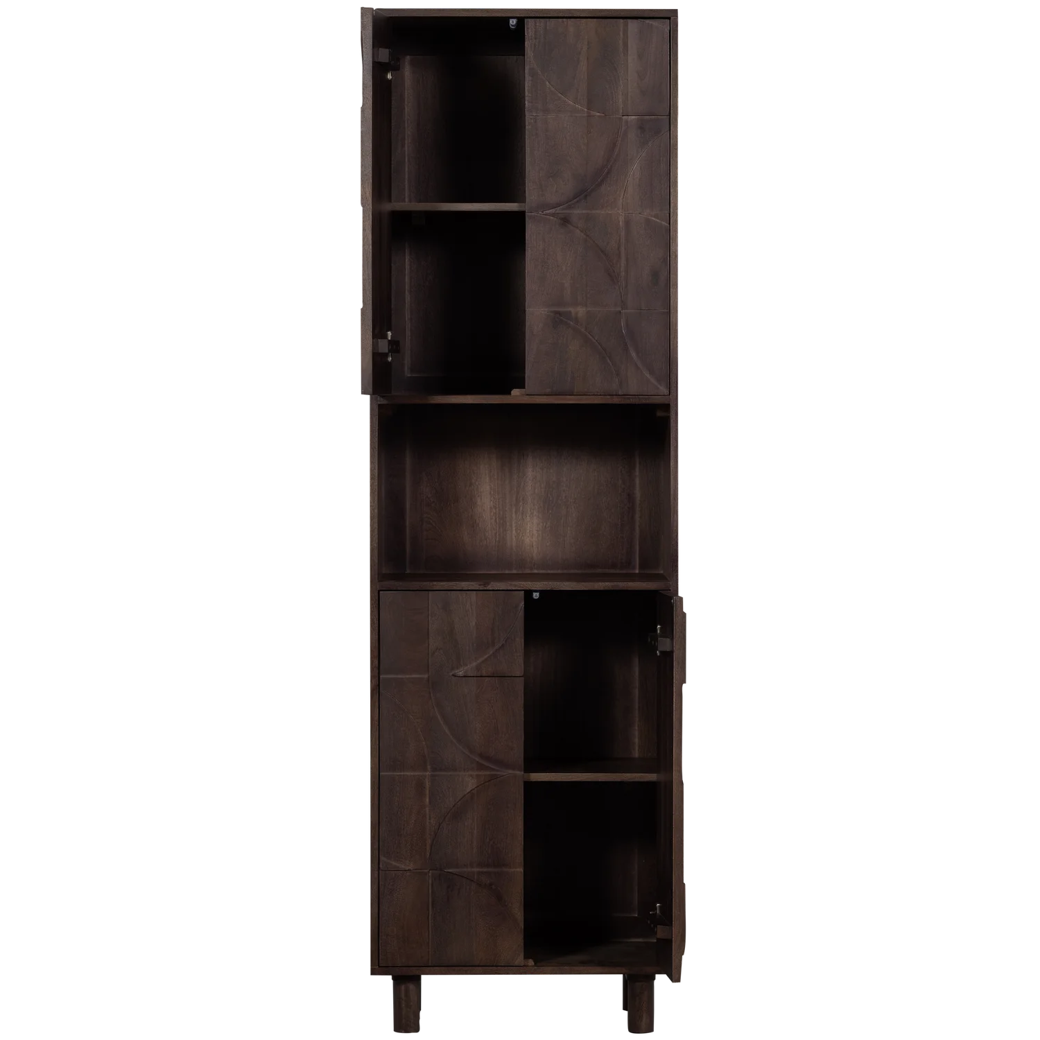 Draw bookcase mango wood