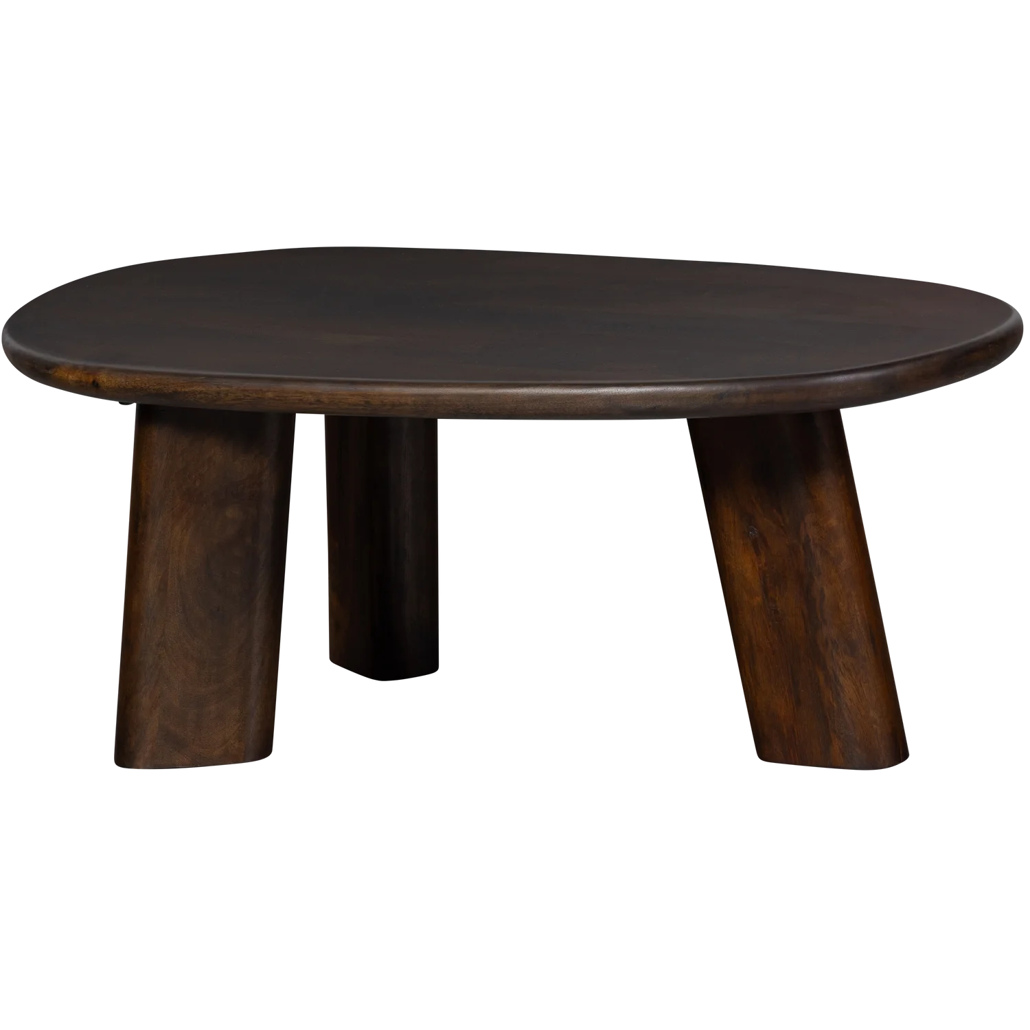 Rundem Couchtisch Mango Holz