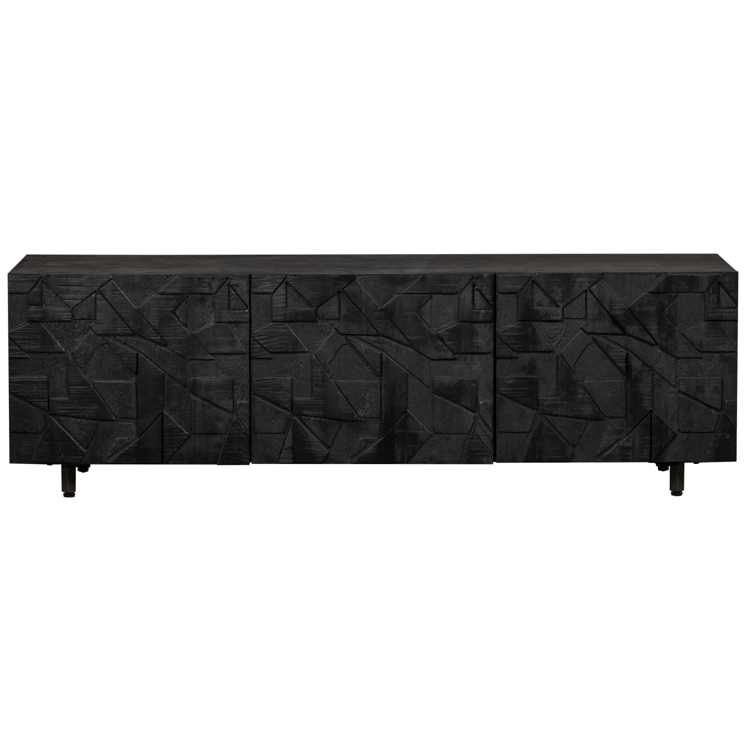 RTV Council Kabinet Black Mango Wood