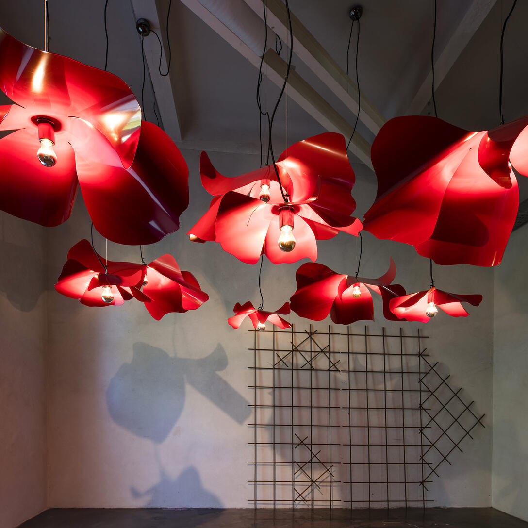 PAPAVERO red pendant lamp