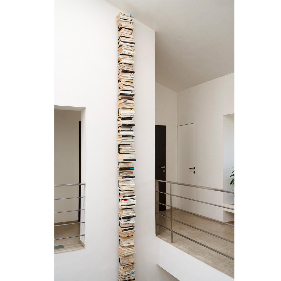 PTOLOMEO WALL Black Hanging Shelf