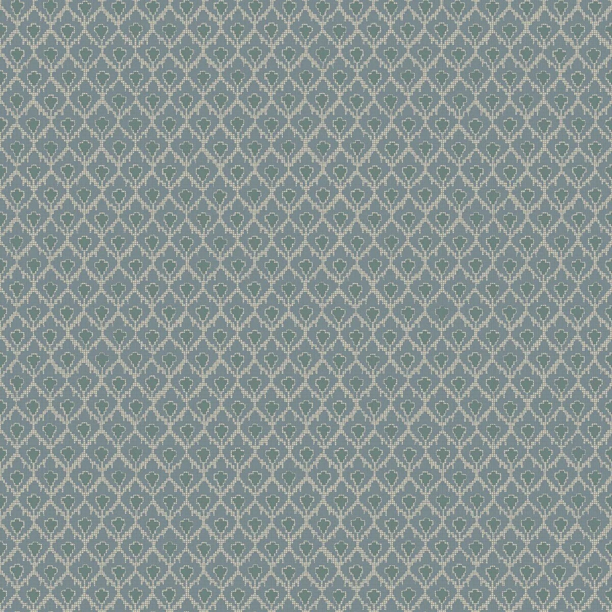 Non-woven paper wallpaper with geometric pattern SVEA blue