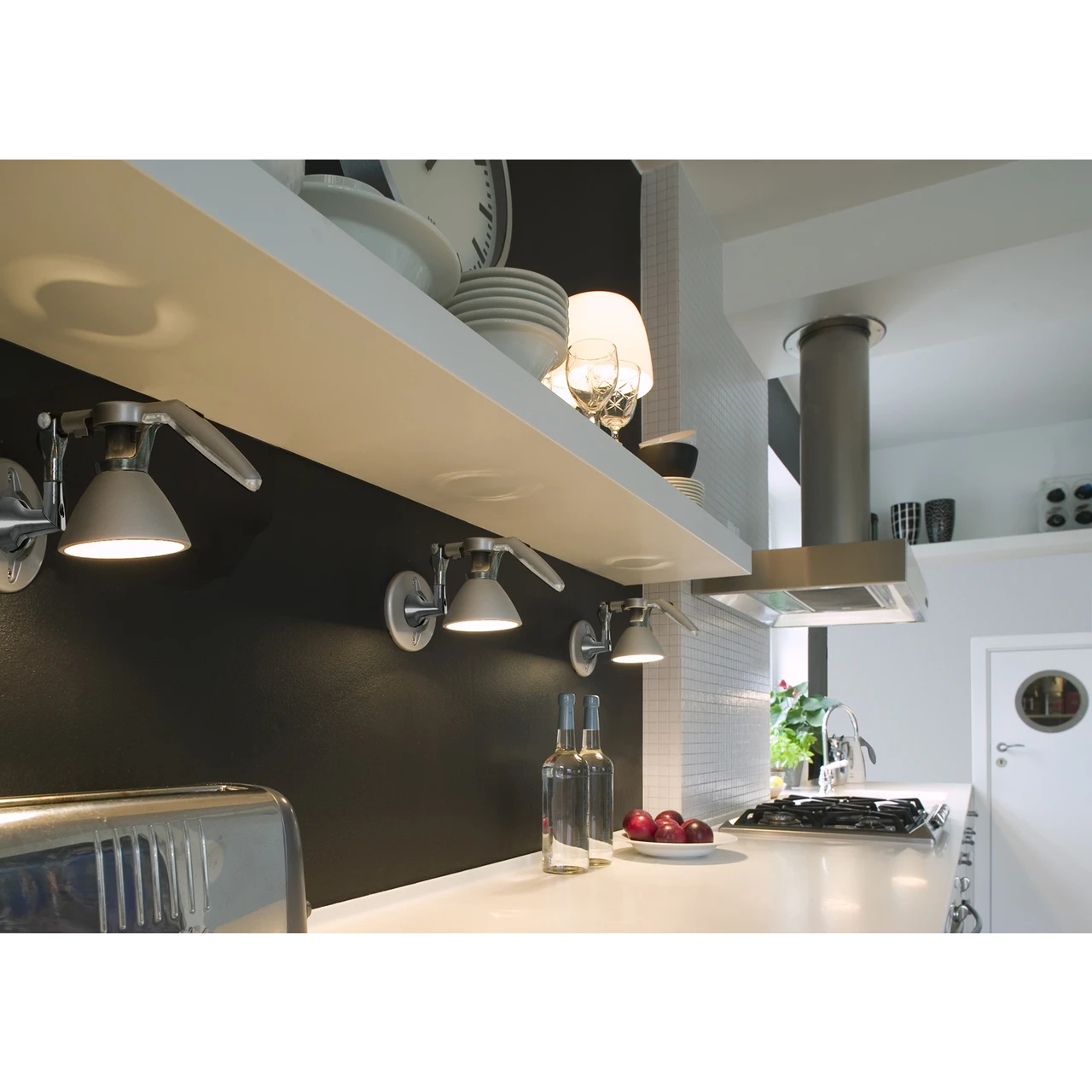 Adjustable Wall Lamp FORTEBRACCIO Black