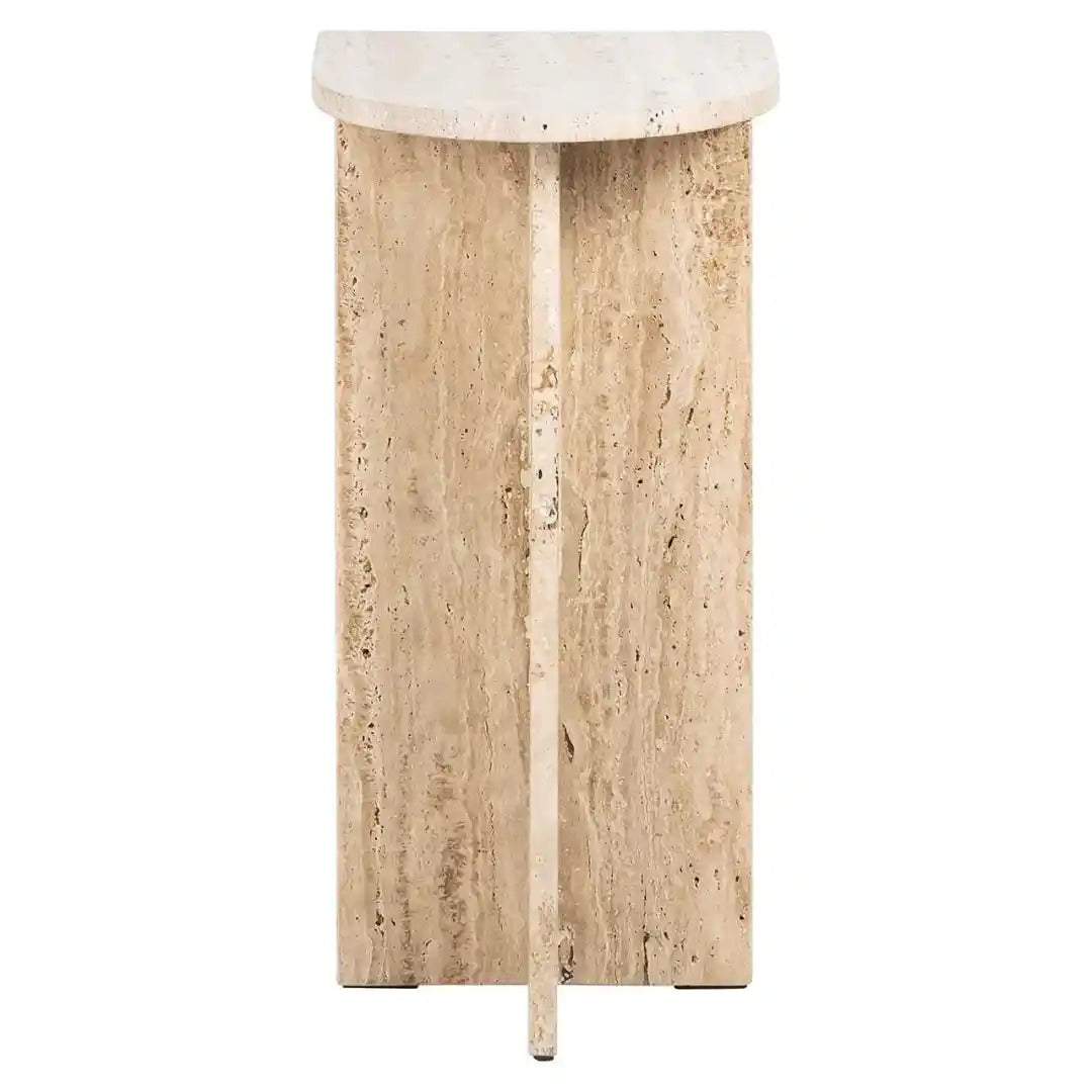 Beistelltisch COSTELLO beige Travertin
