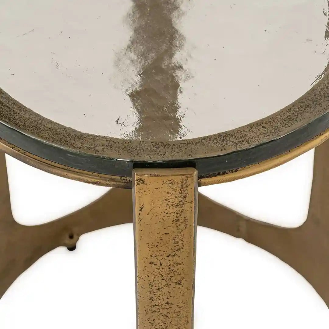 RIXO Aged Gold Side Table