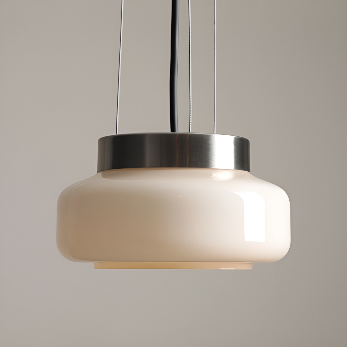 Bonbon beige hanging lamp