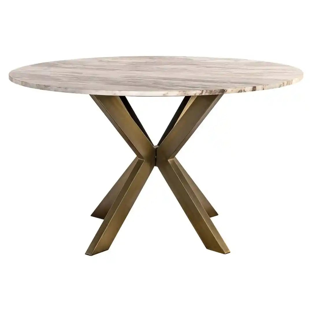 Runder Tisch BOTTEGA braun