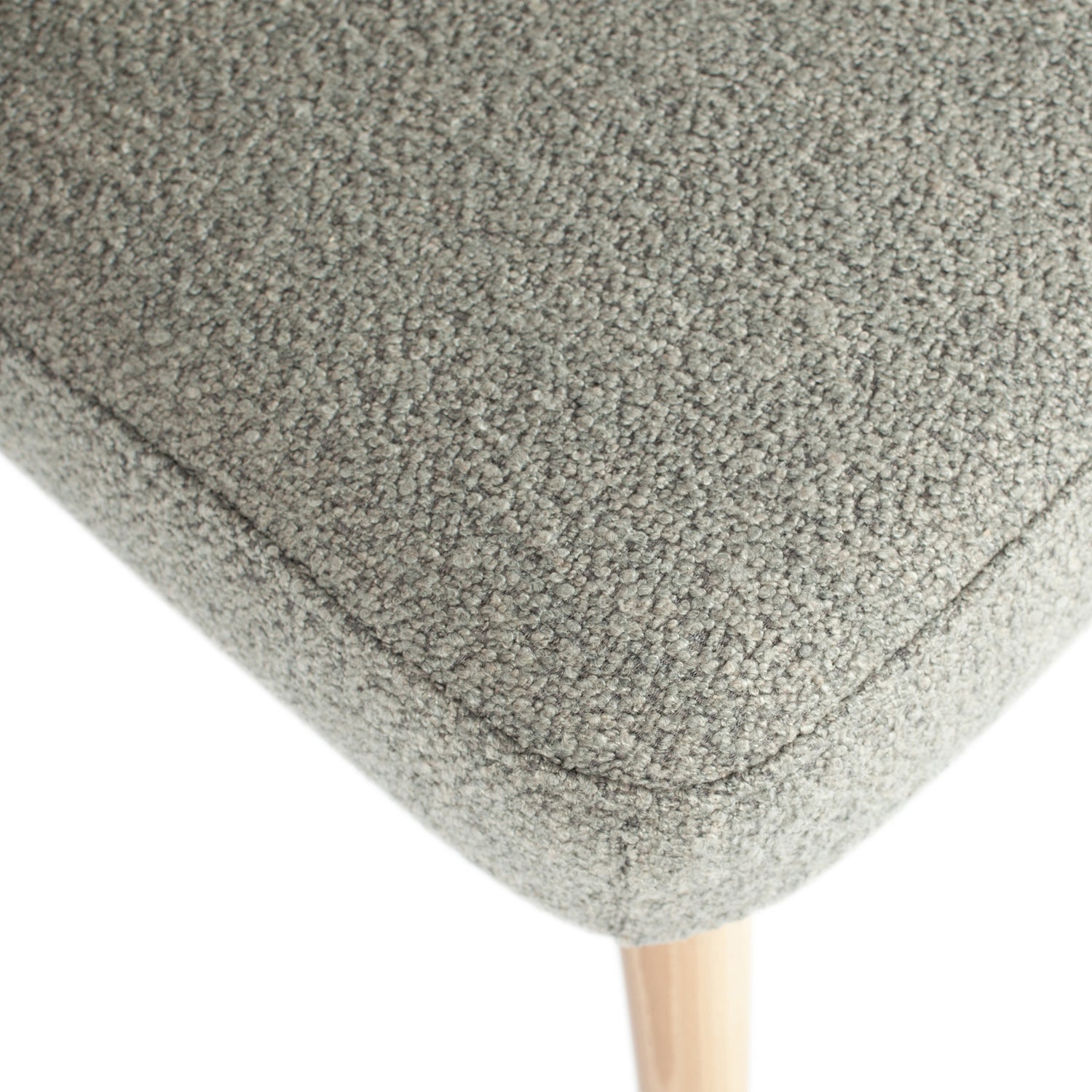FORCE Chair Light Gray Bouclé