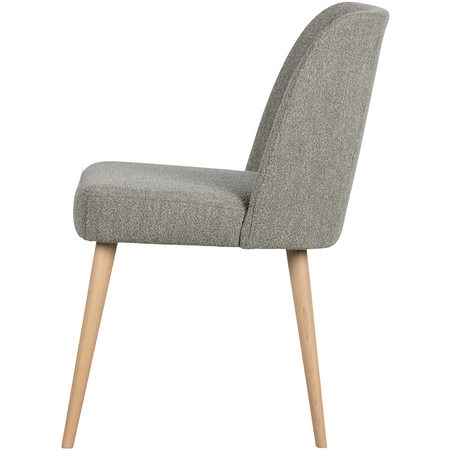 FORCE Chair Light Gray Bouclé