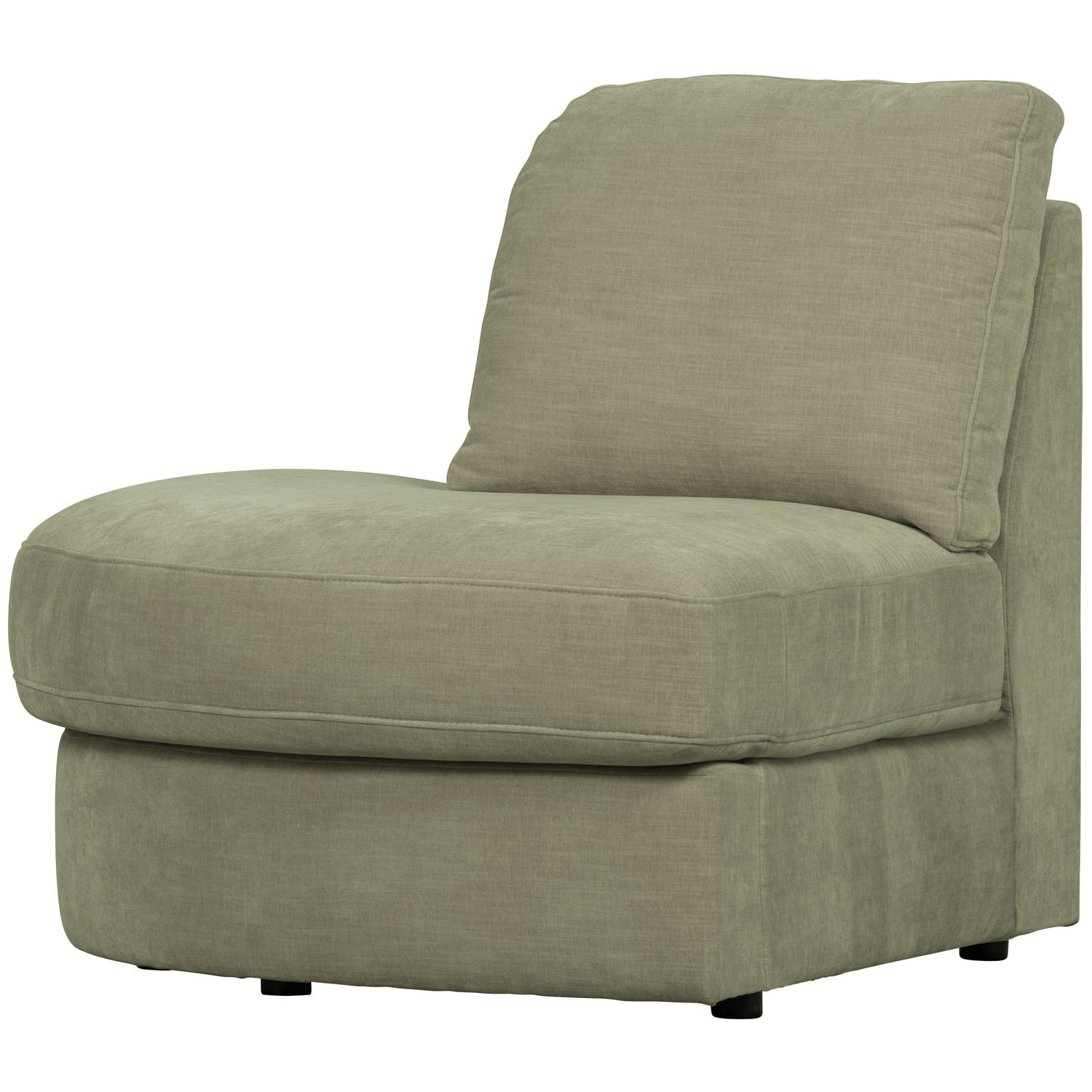 Sofa FAMILY - open left-side element green