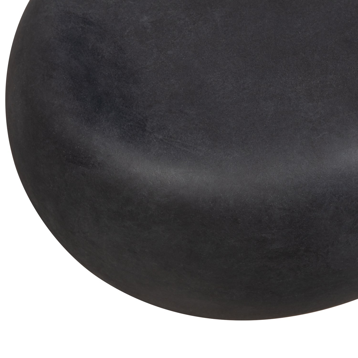 Black Outdoor Side Table PEBBLE