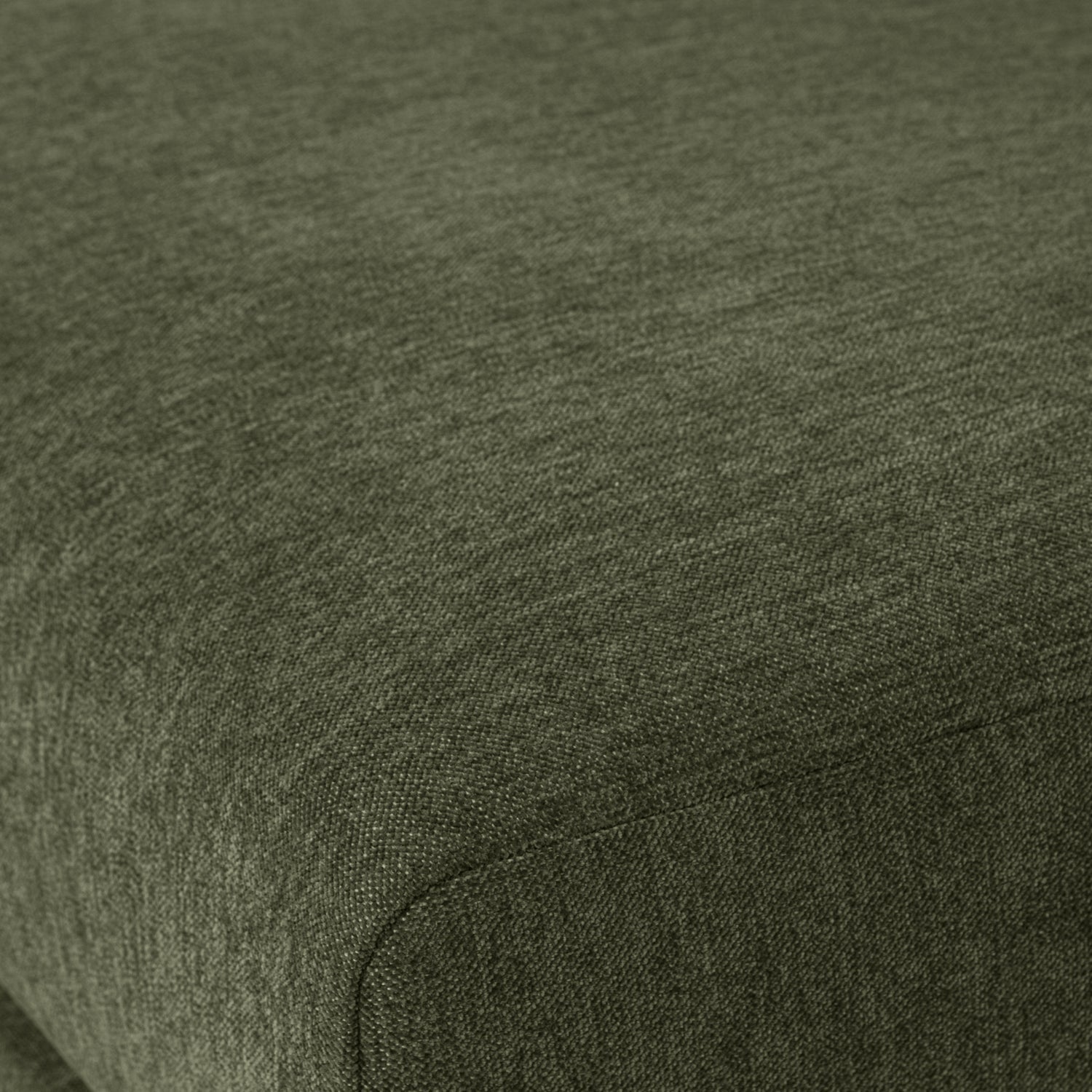 Left-facing chaise longue COUPLE dark green