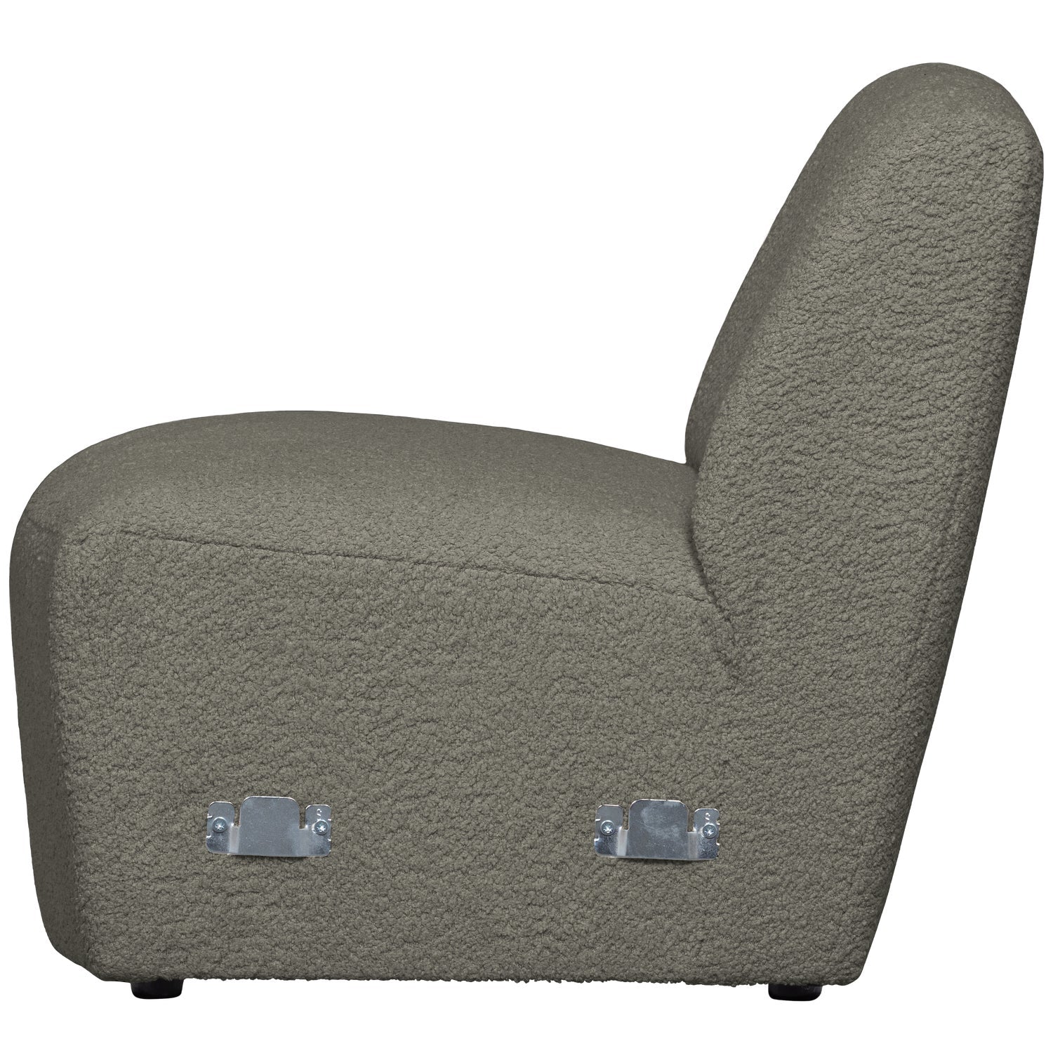 Modulares Sofa COCO - Element in warmem grünen Boucle