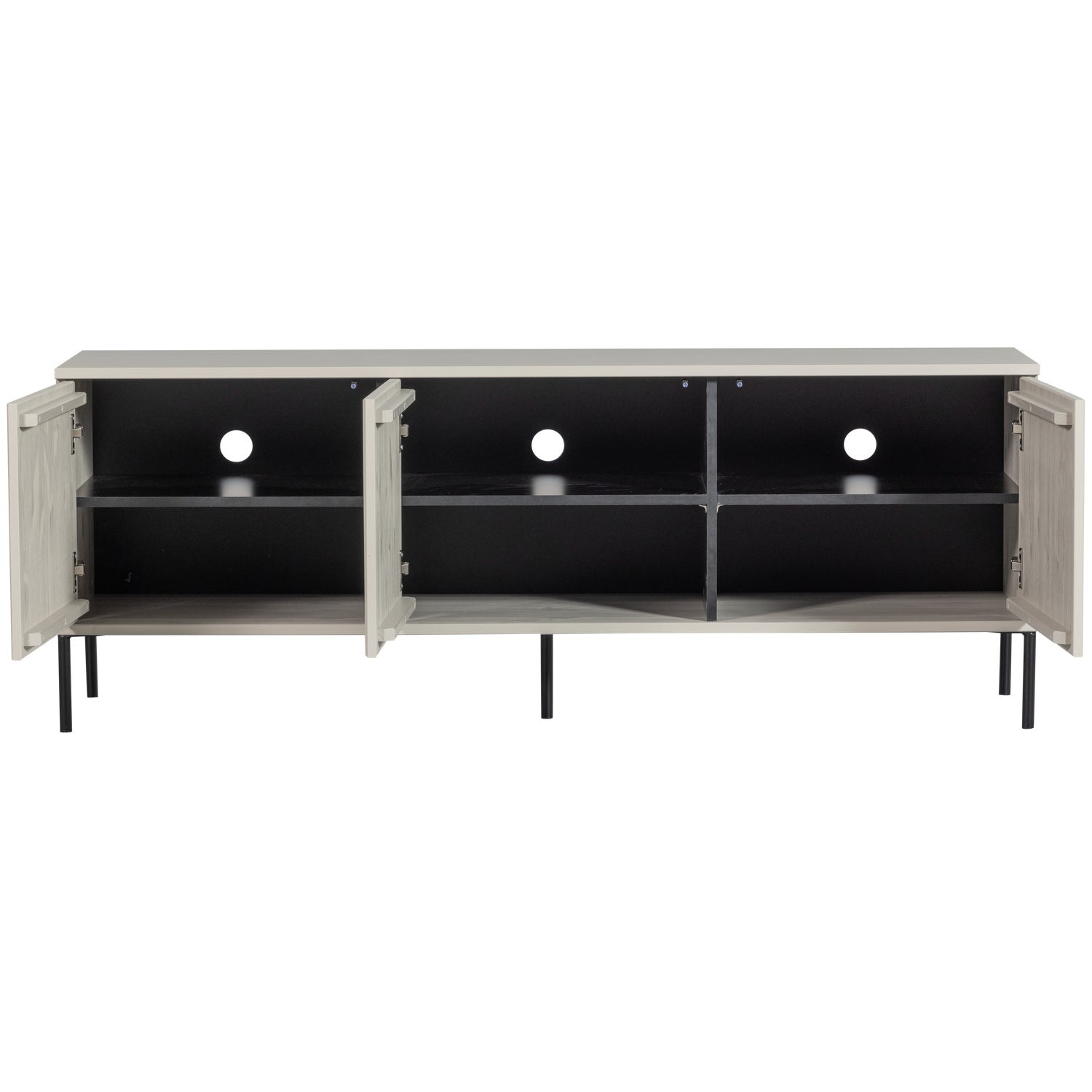 Long TV cabinet GRAVURE NEW beige