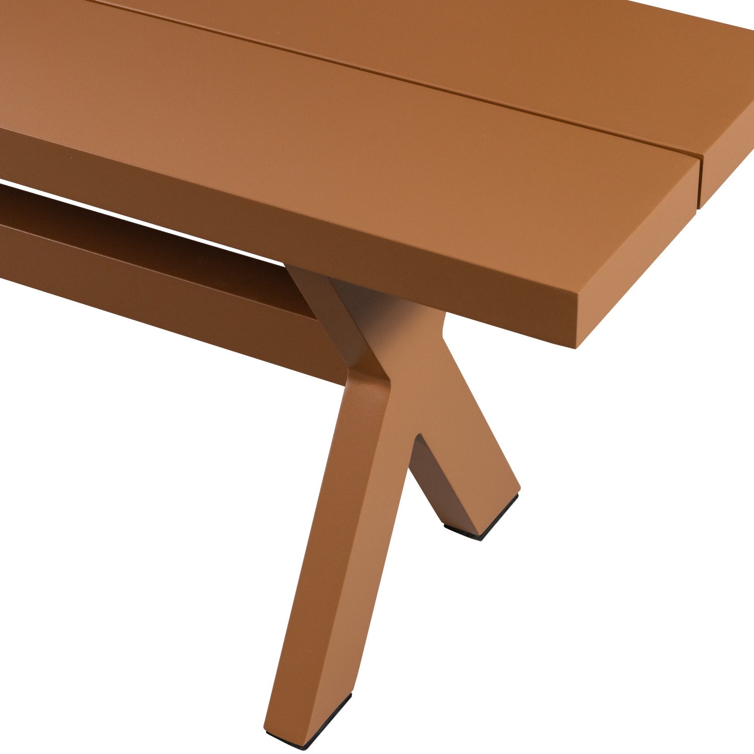Ceglany garden bench
