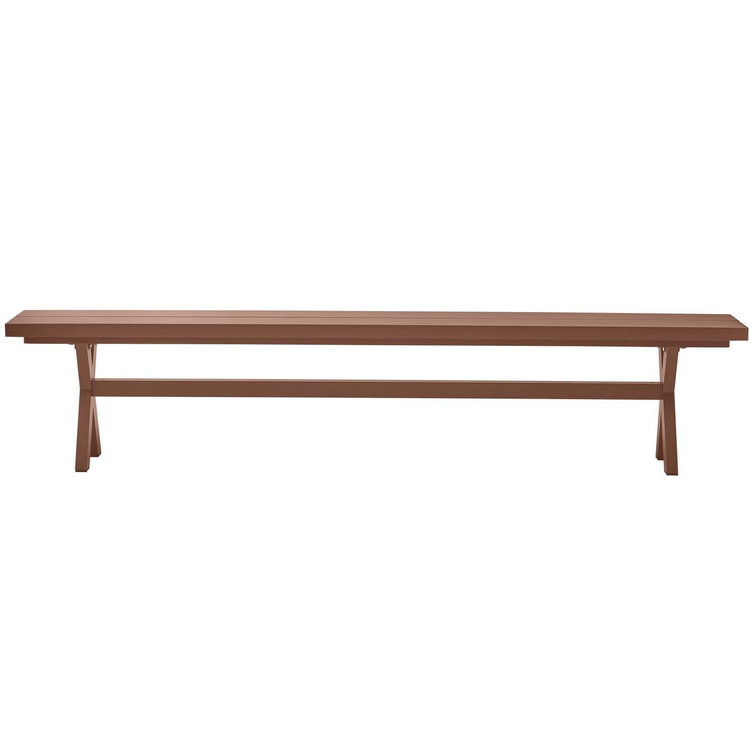 Ceglany garden bench