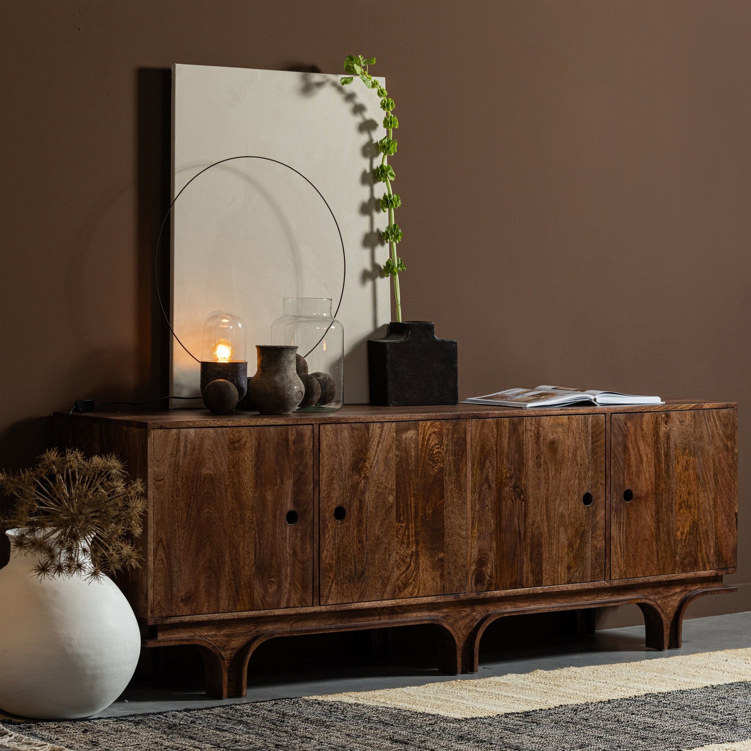 Truhe der Schubladen Staes Wood Mango