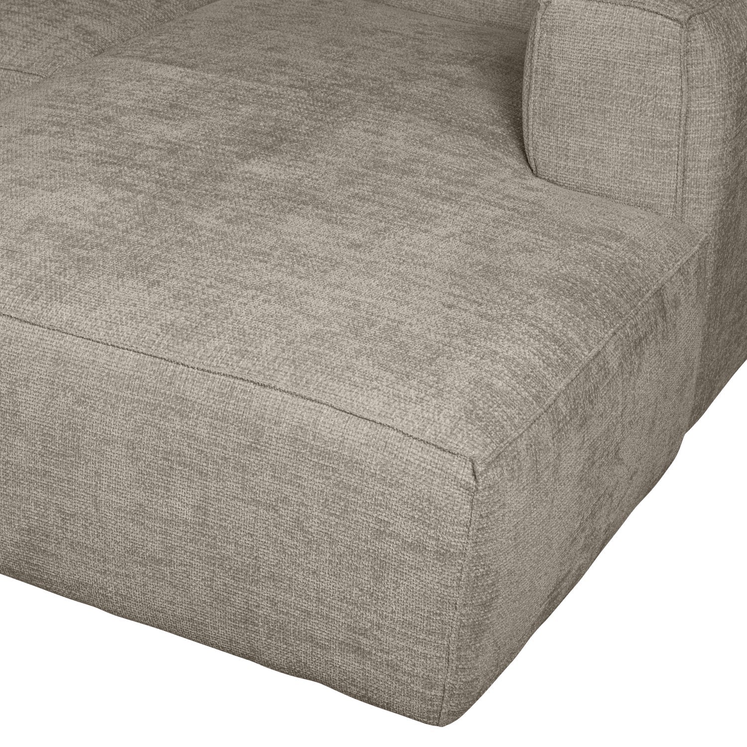 Links -Hand -Eckbean Beige Melange