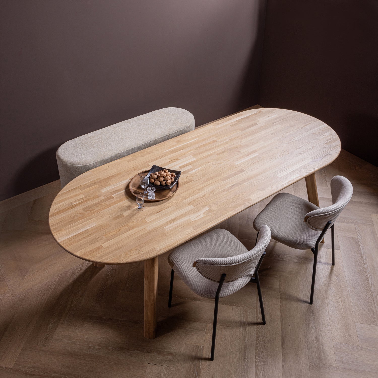 Beige Kjeld Stuhl