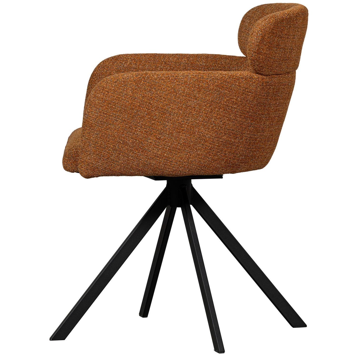 Fenne cinnamon swivel chair