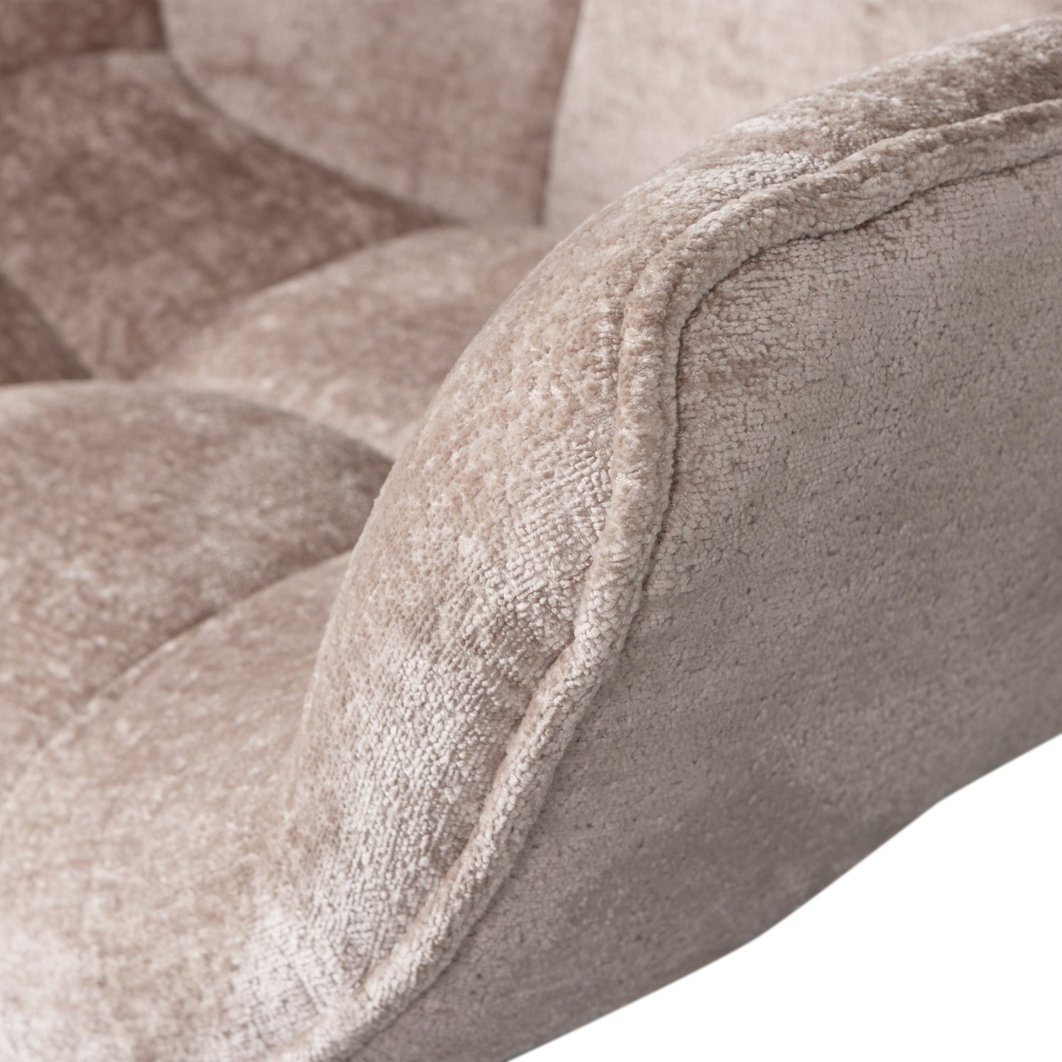 Wibo beige swivel armchair