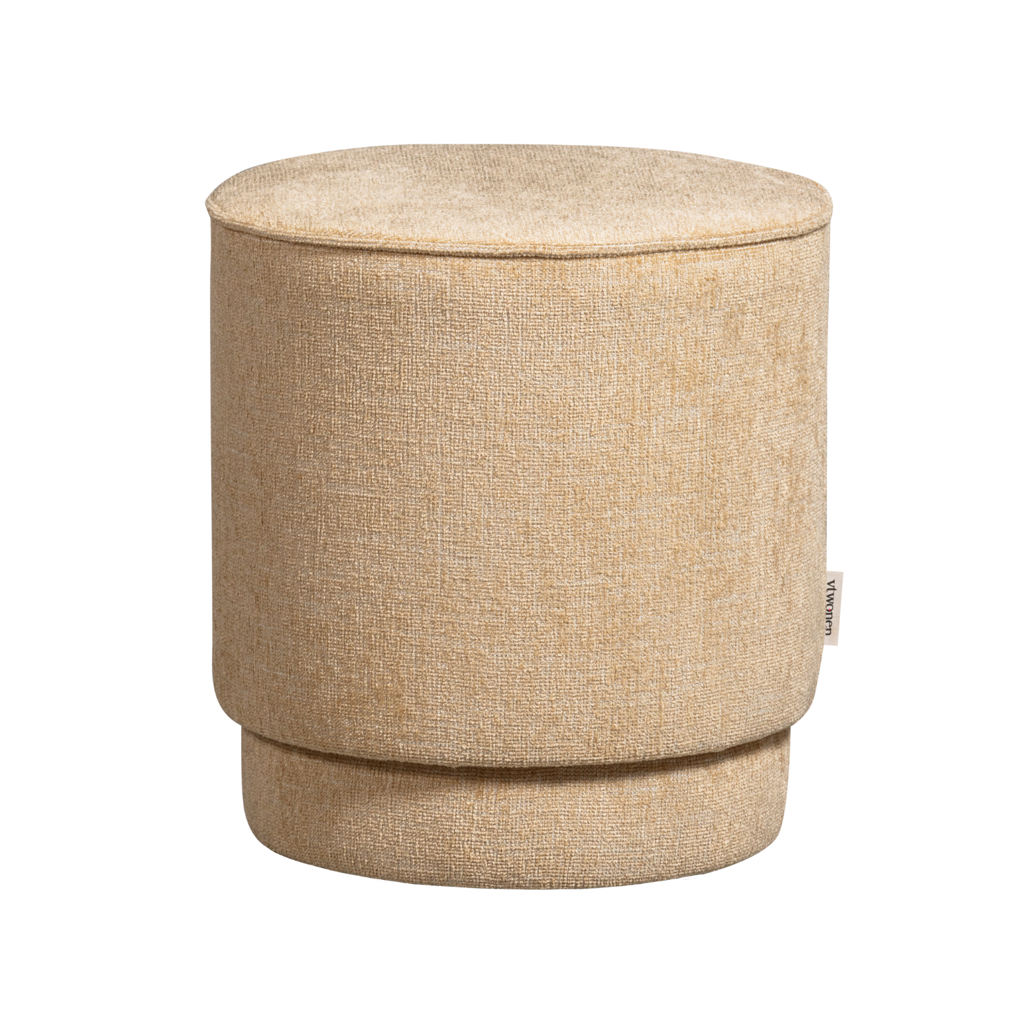 Pearl Buttercream Melange Pouf