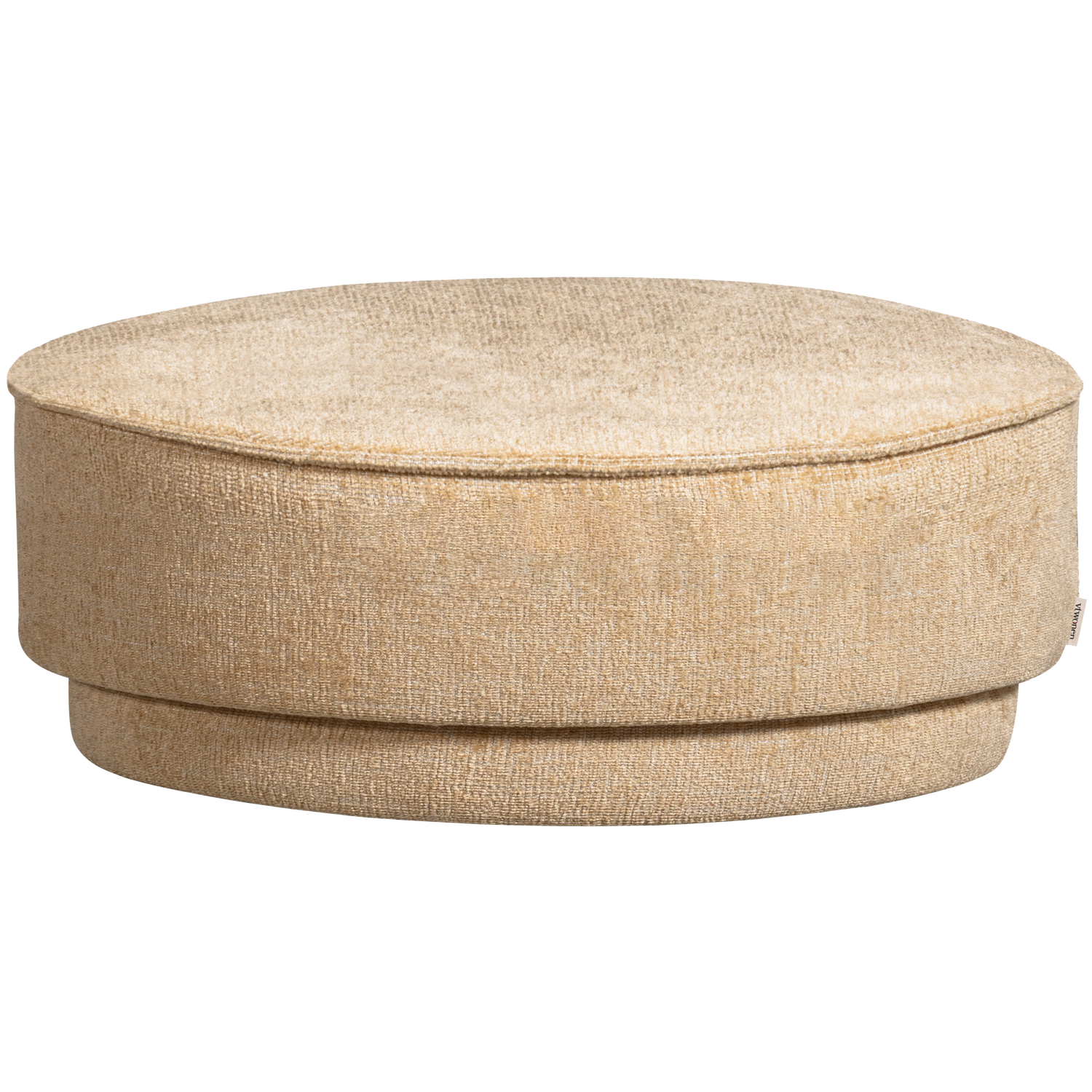 Pearl Buttercream Melange Pouf