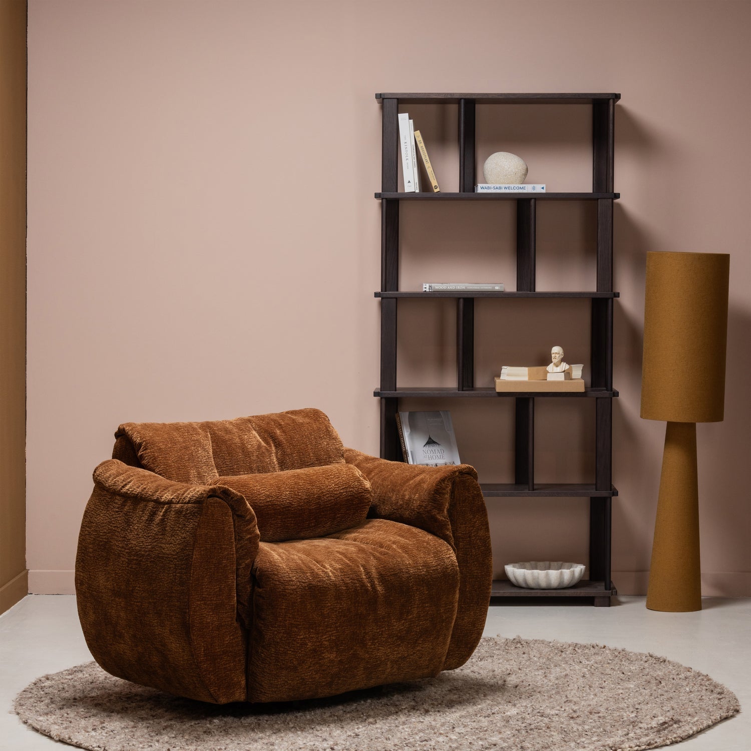 LOFT mustard floor lamp
