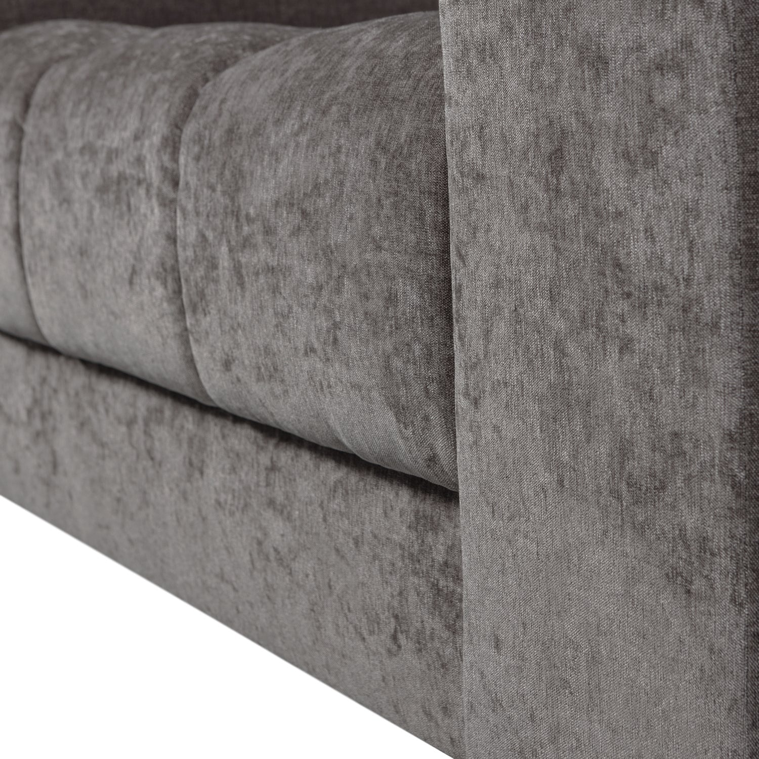 Zweites Date 3-Personen-Sofa grauer Maus