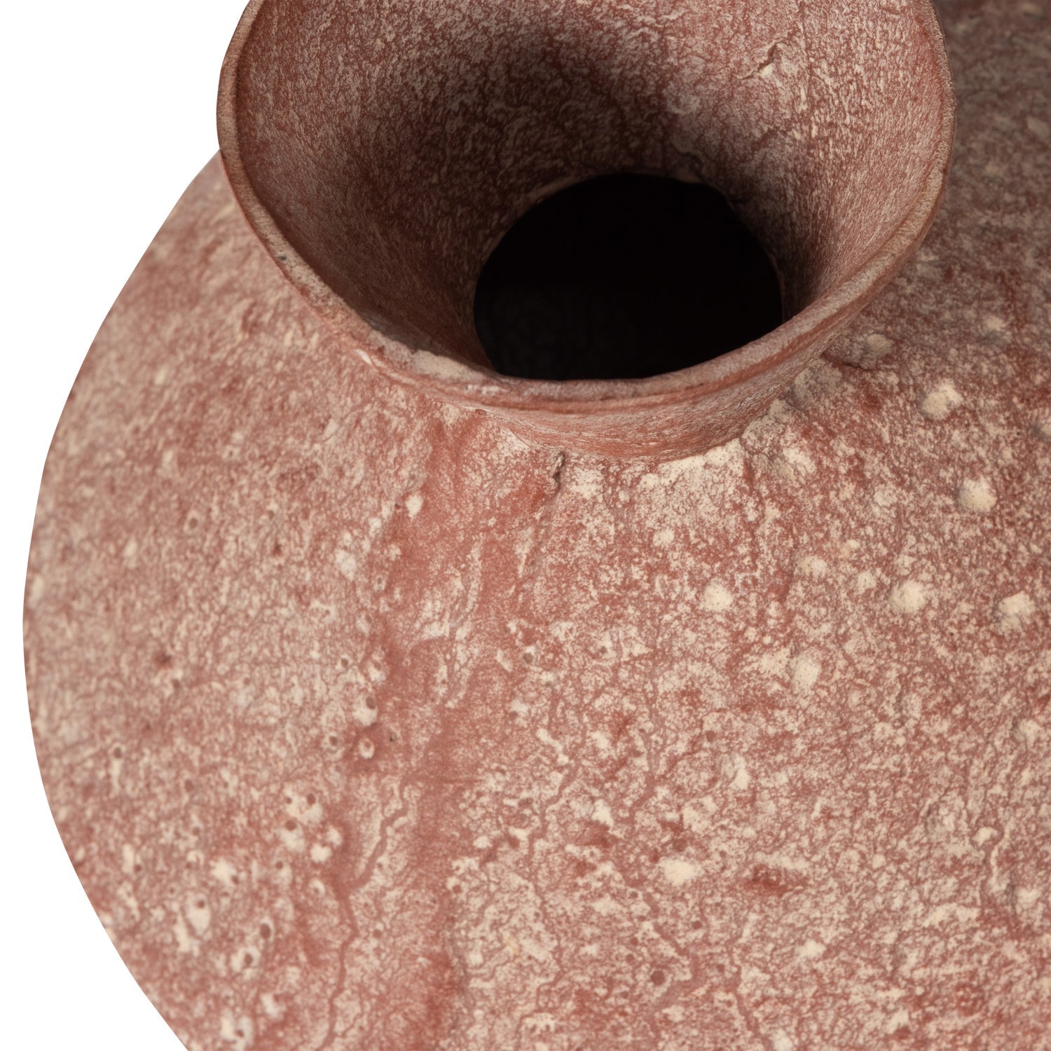REZA vase rusty brown
