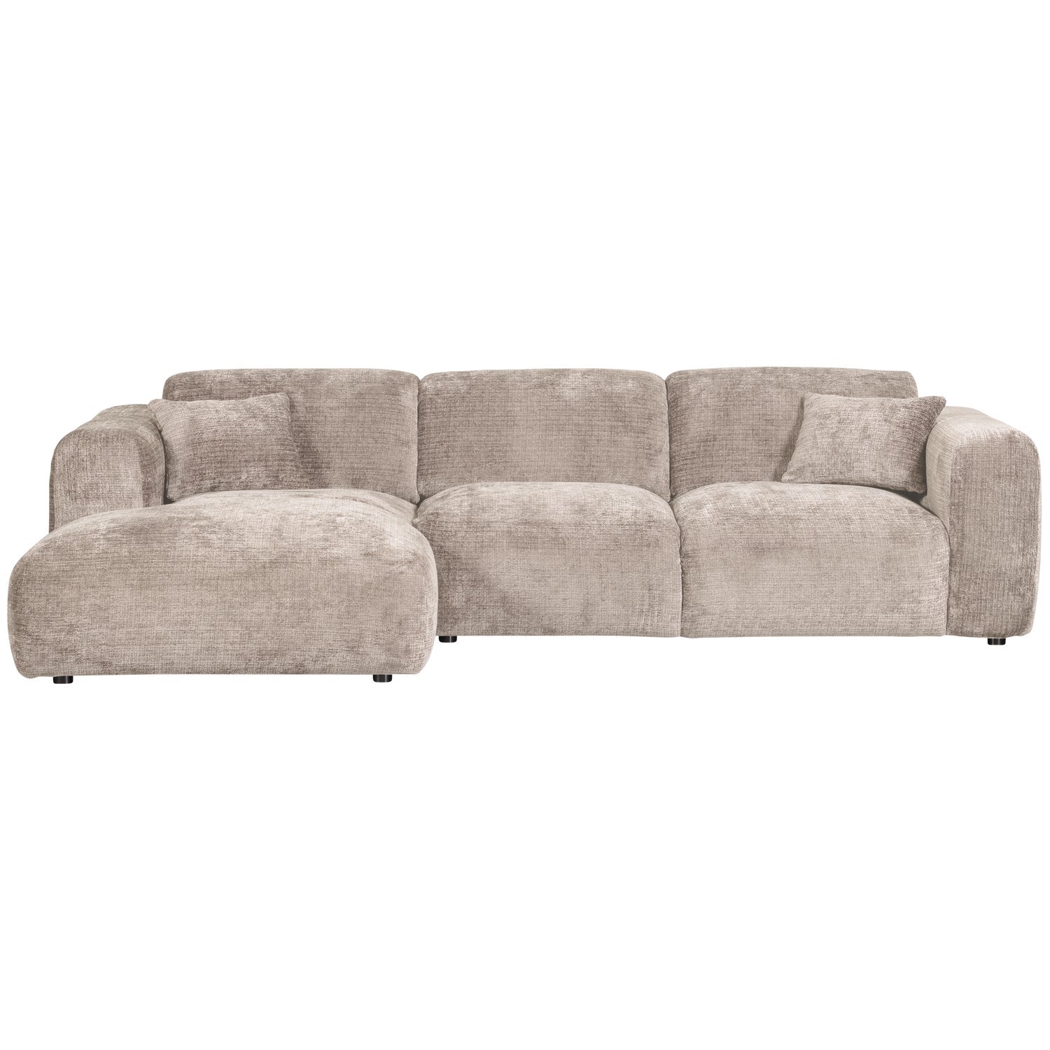 Modularer linksseitiger Ecksofa CLOUD in Beige
