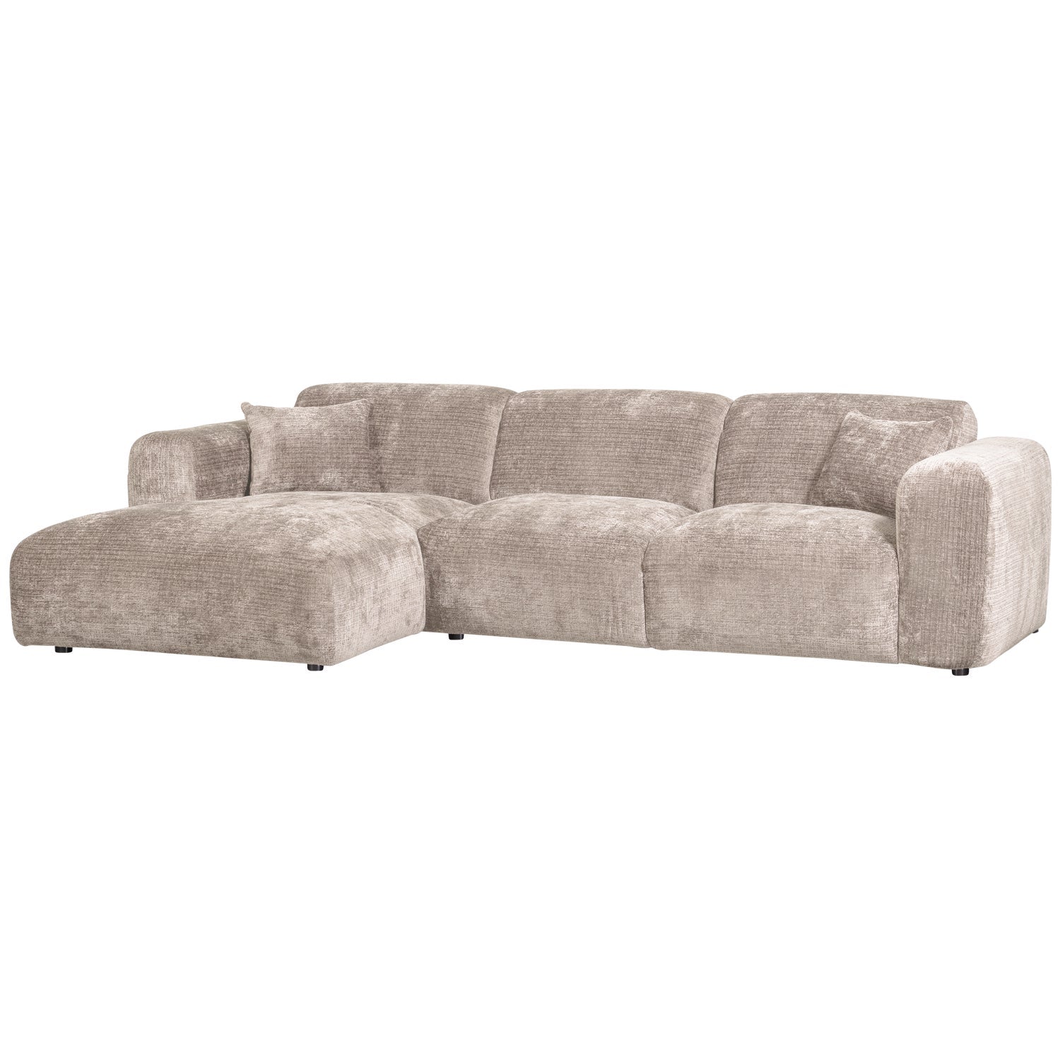 Modularer linksseitiger Ecksofa CLOUD in Beige
