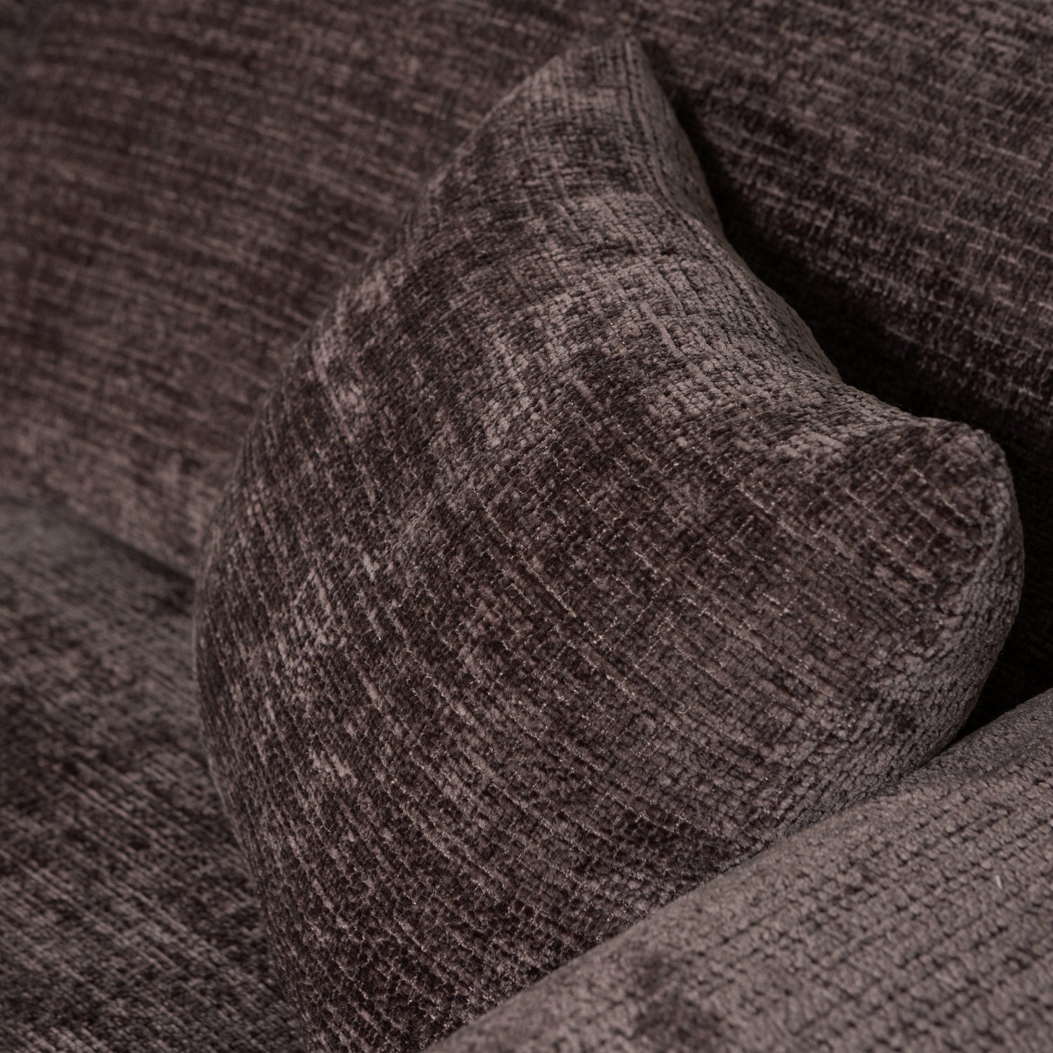 Modularer, linksseitiger Ecksofa CLOUD in Braun