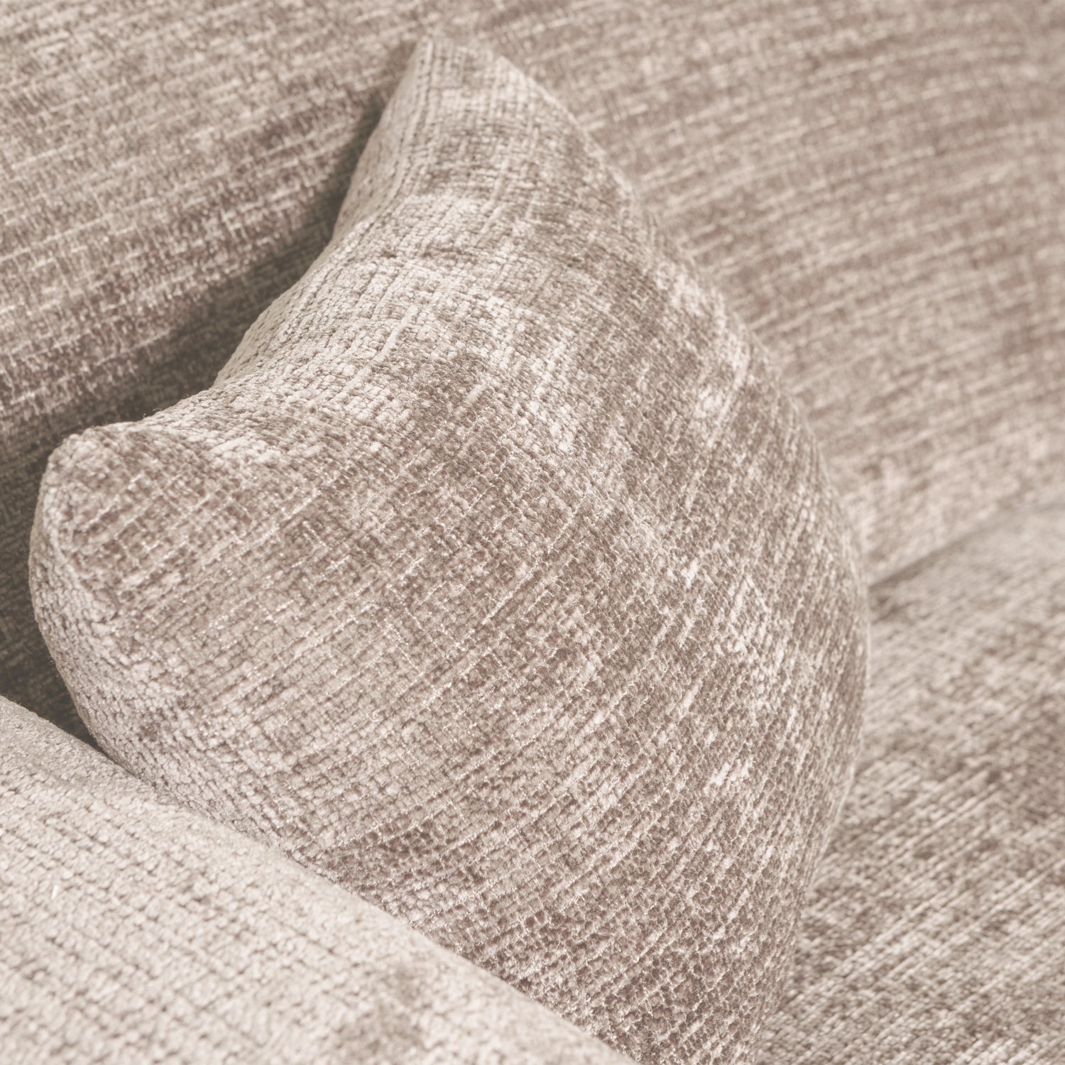 Modularer, rechtsseitiger CLOUD Ecksofa in Beige