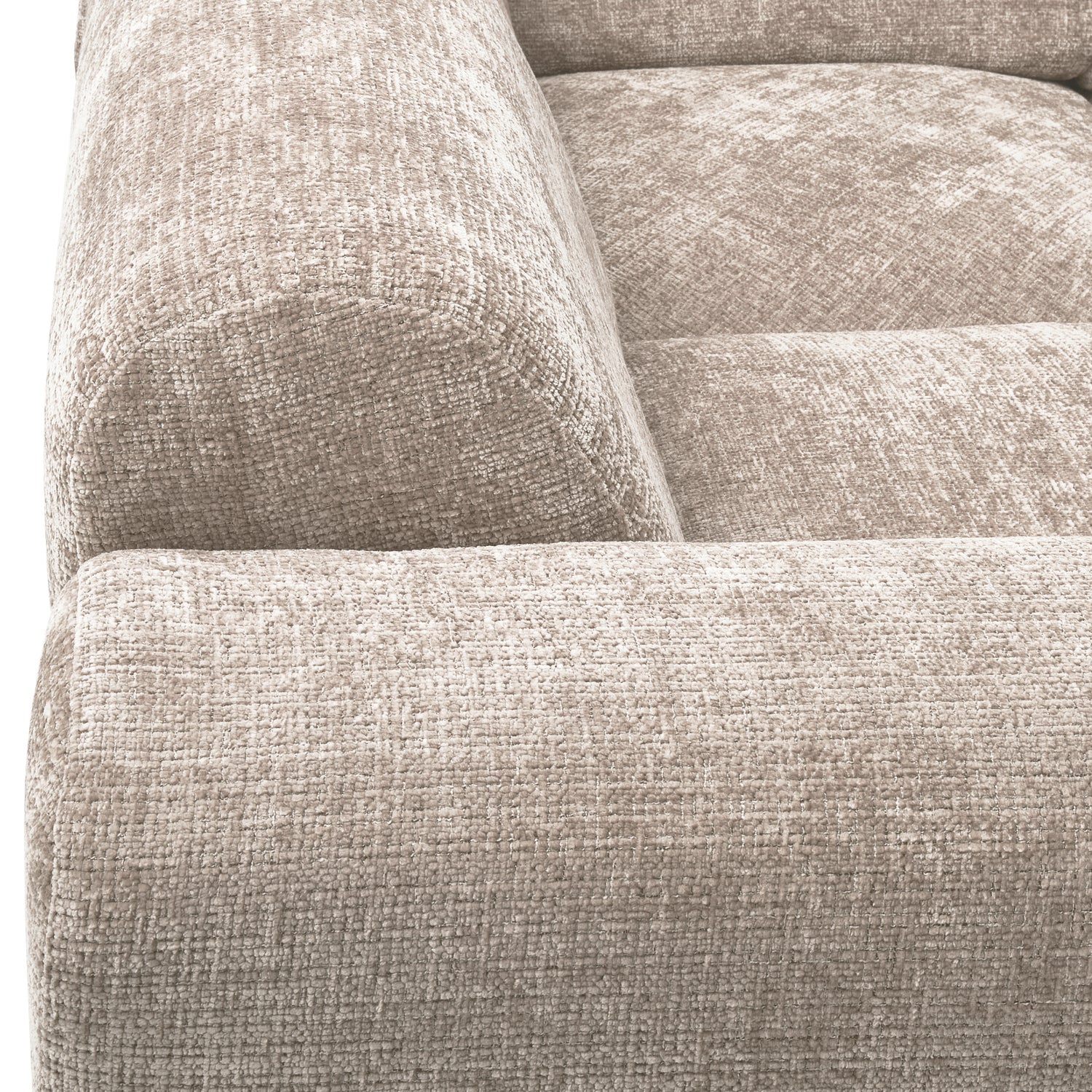 Panoramawinkelsofa links CLOUD beige