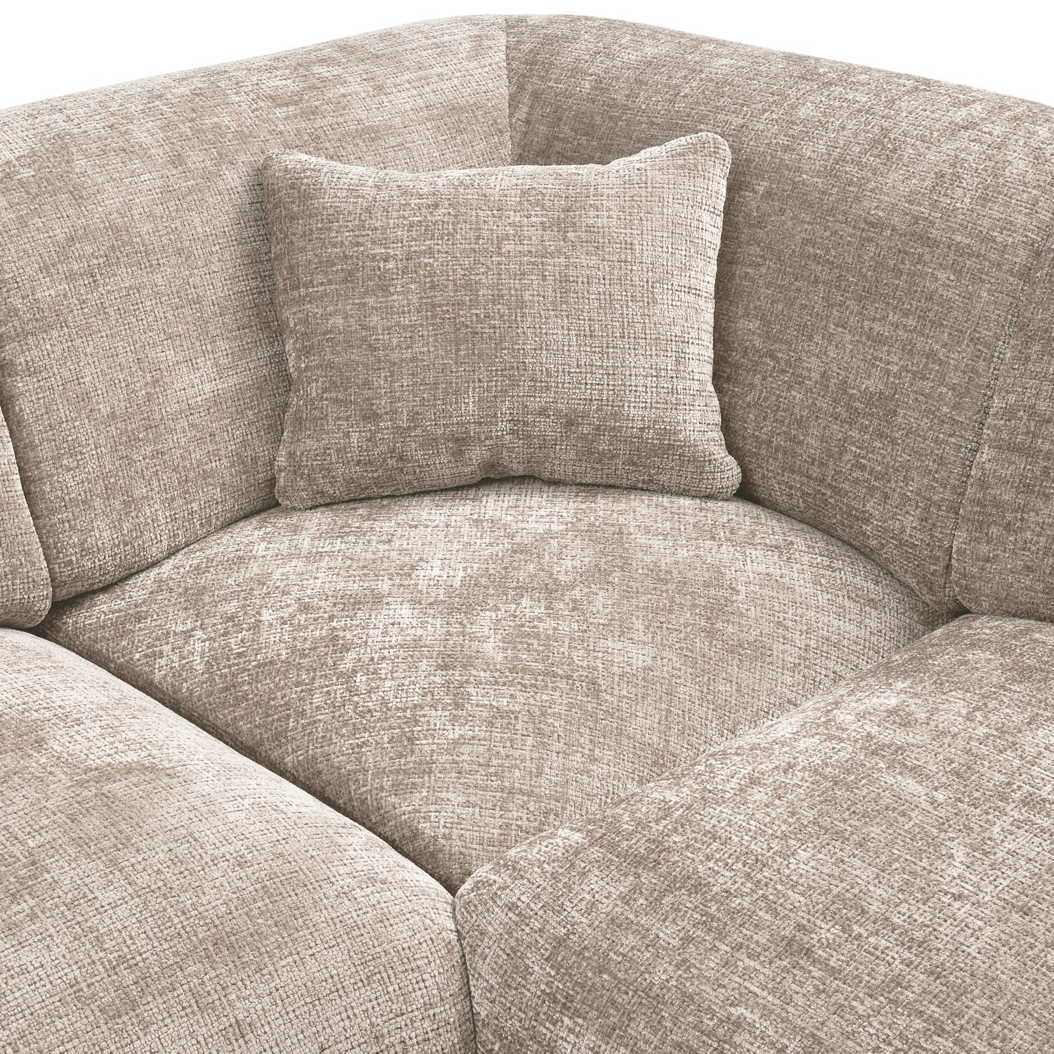 Panorama-Ecksofa rechts CLOUD beige