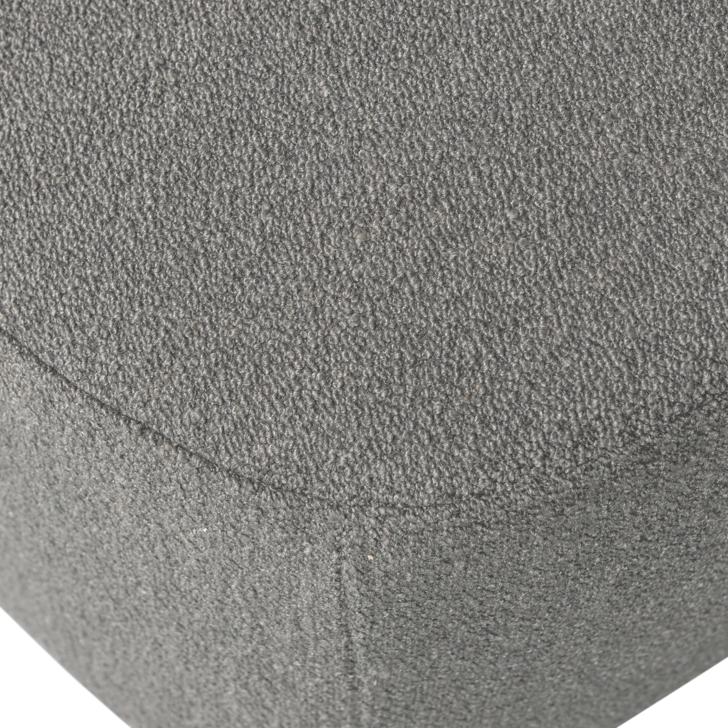 LOFTY Pouf Gray Bouclé