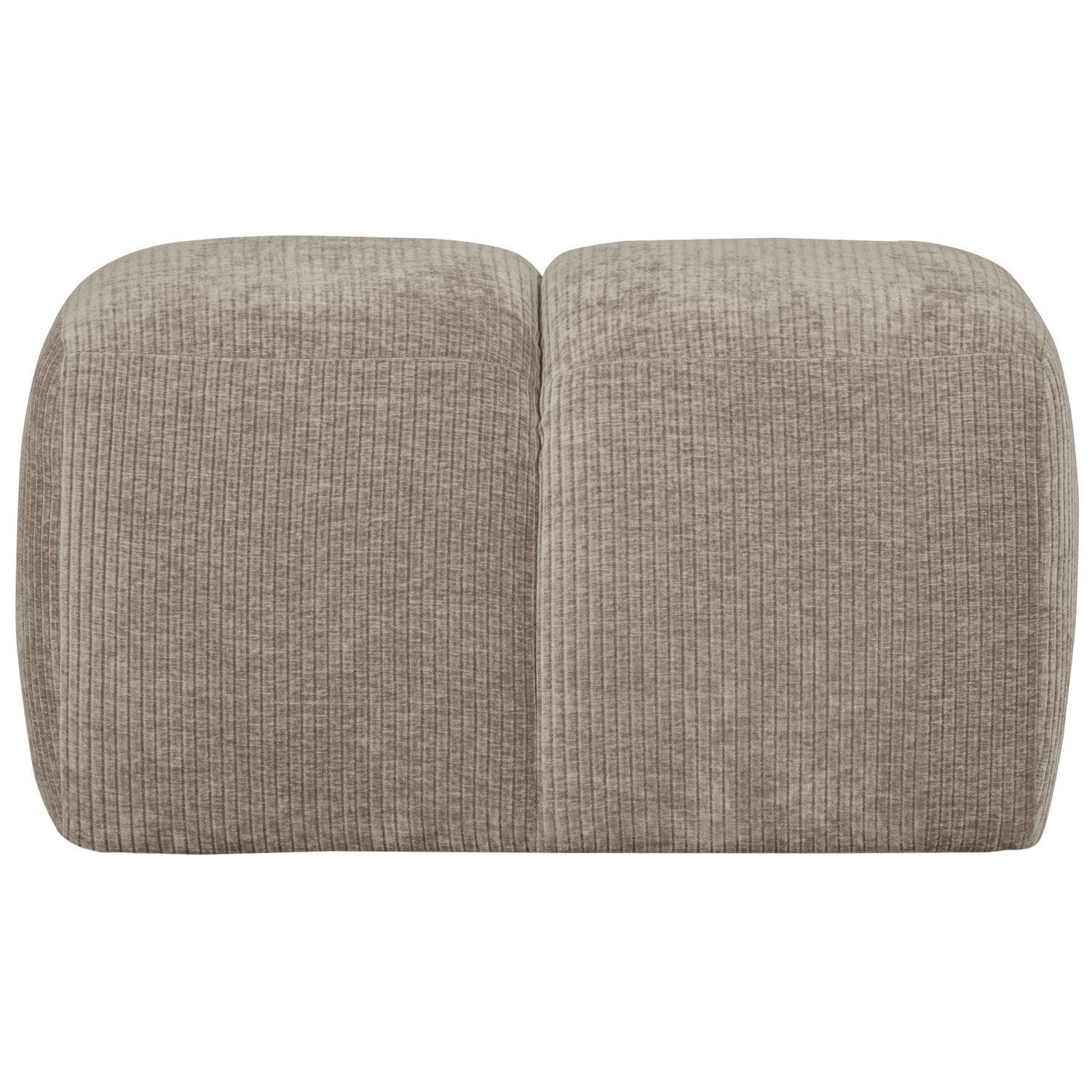 MOJO pouf in dark sandy corduroy