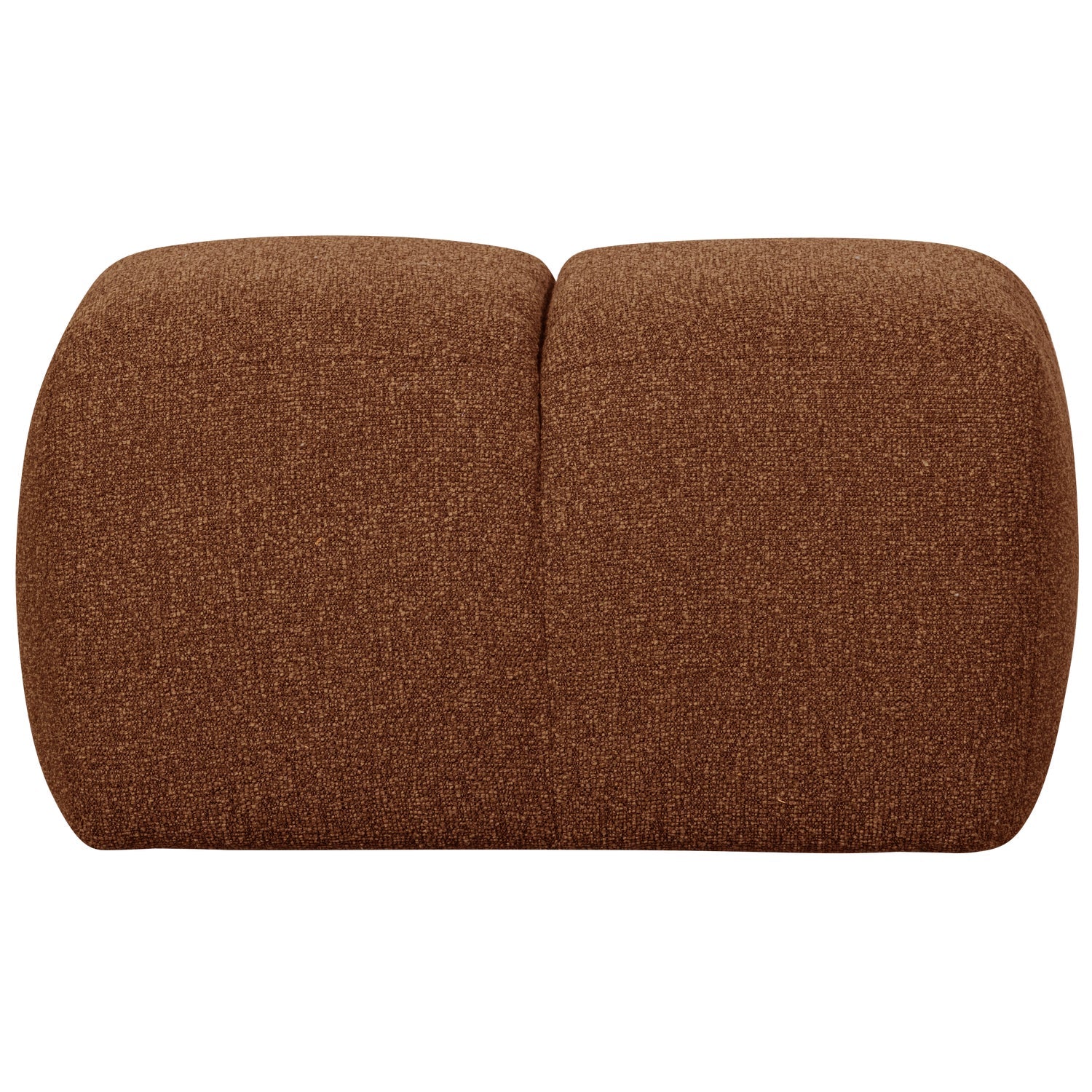 MOJO pouf in brown bouclé